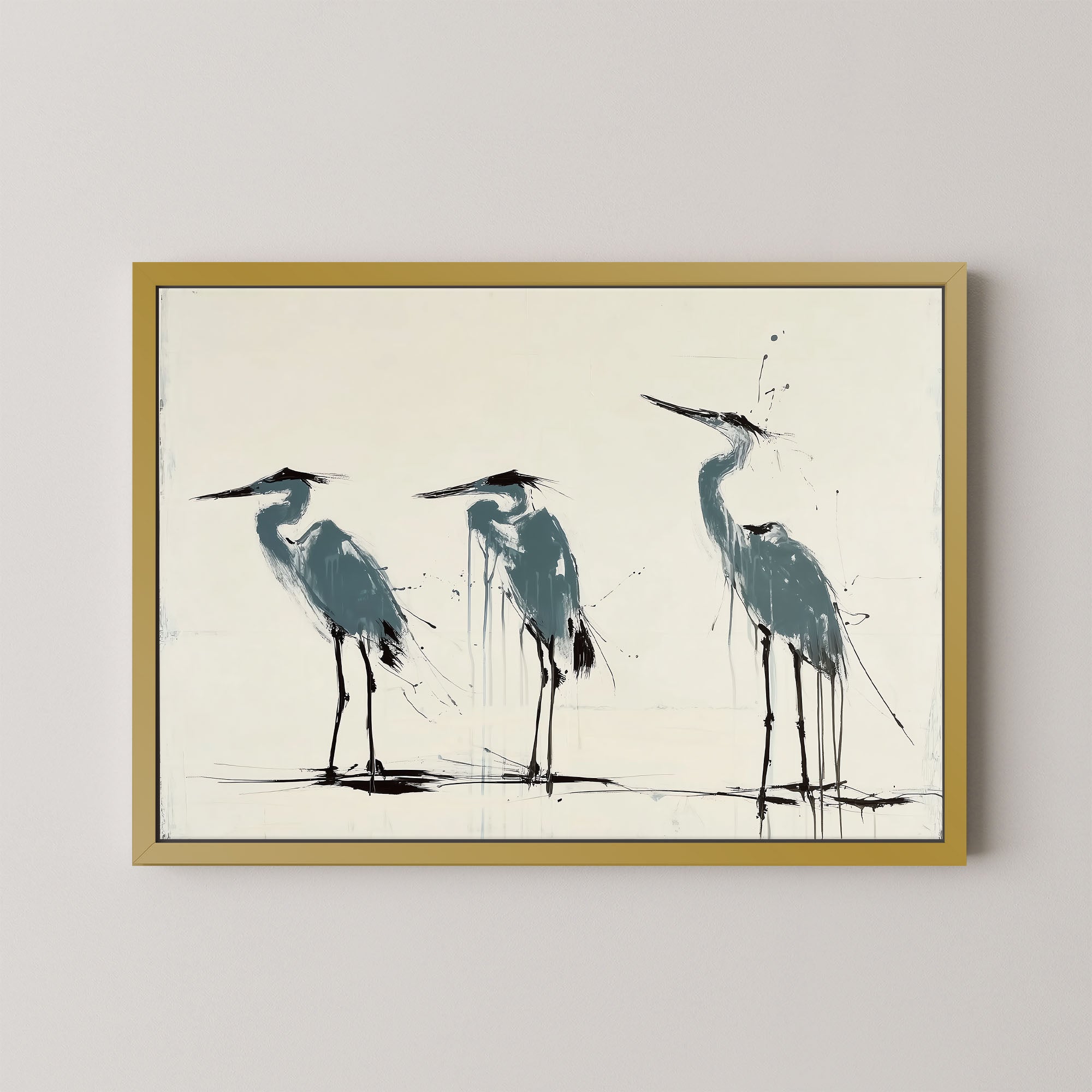 Three Herons II