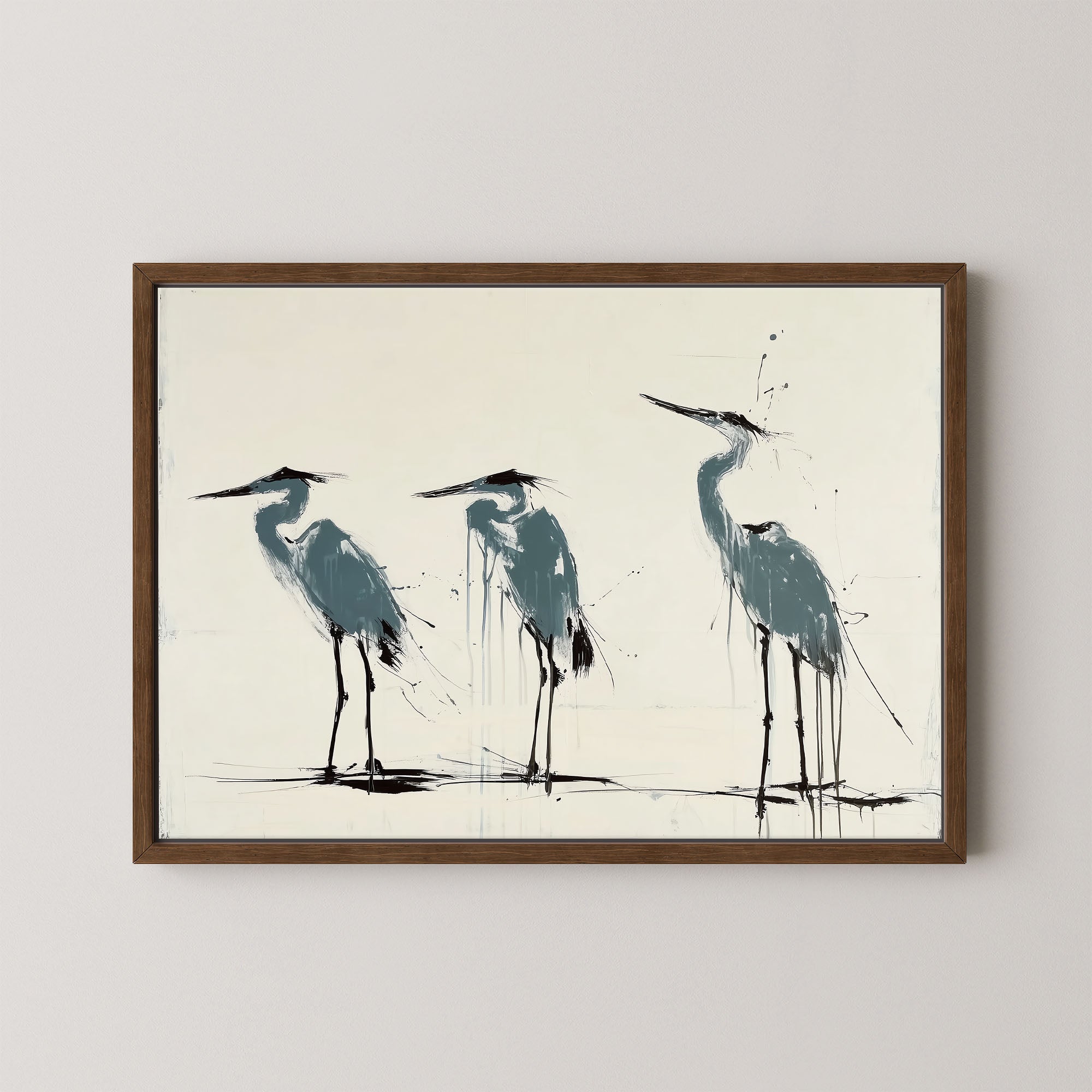 Three Herons II
