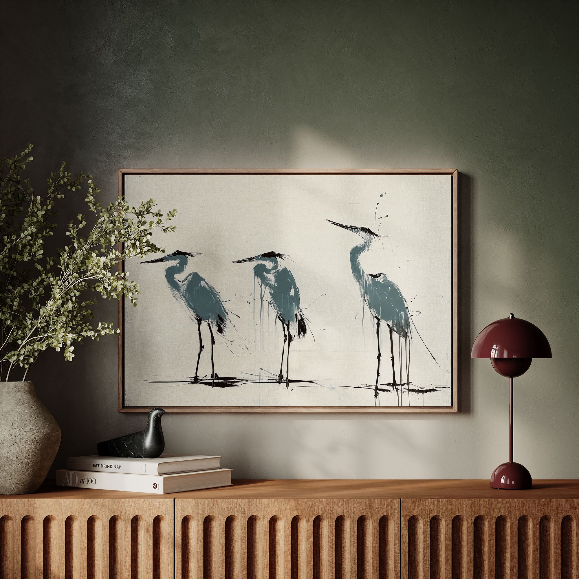 Three Herons II