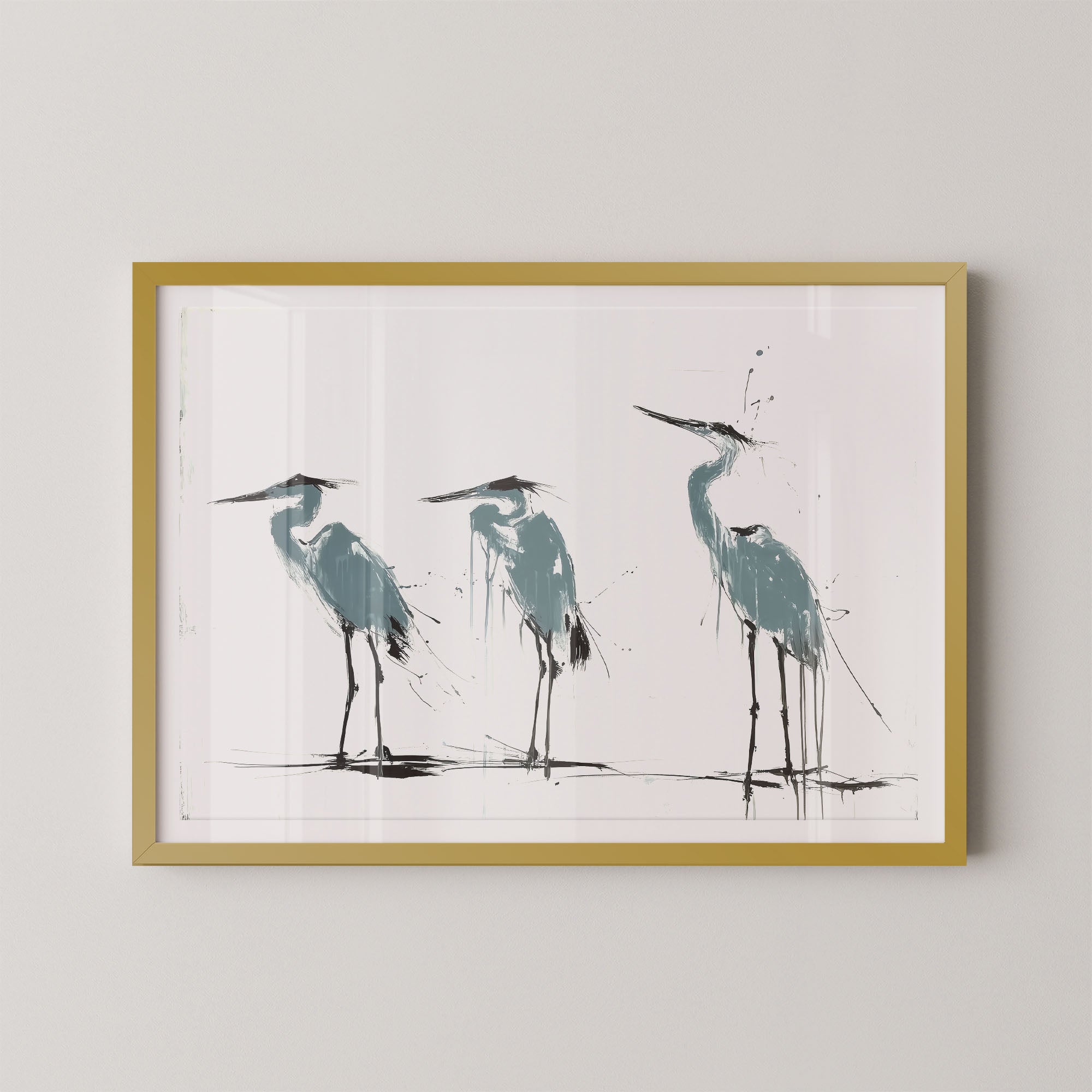 Three Herons II