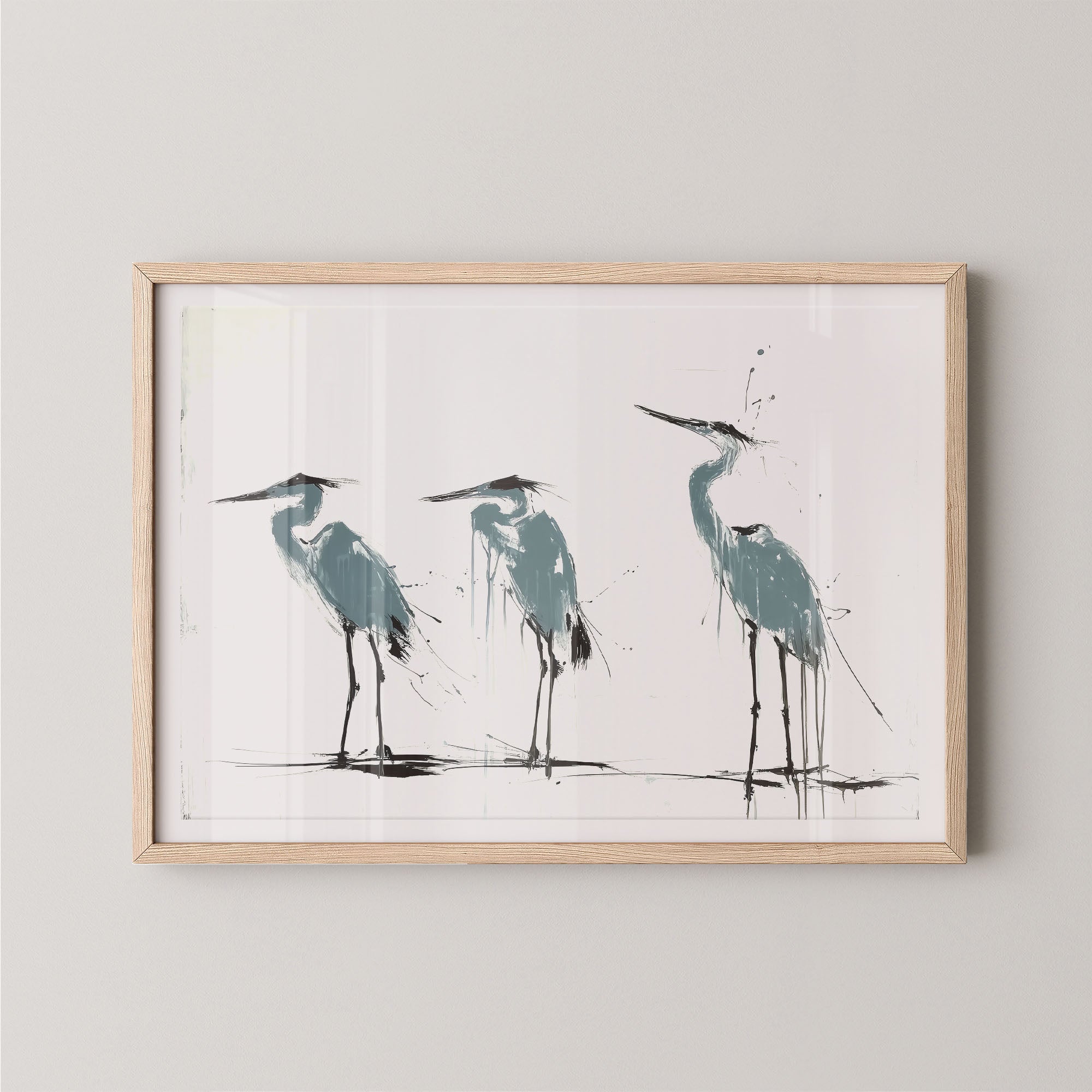Three Herons II