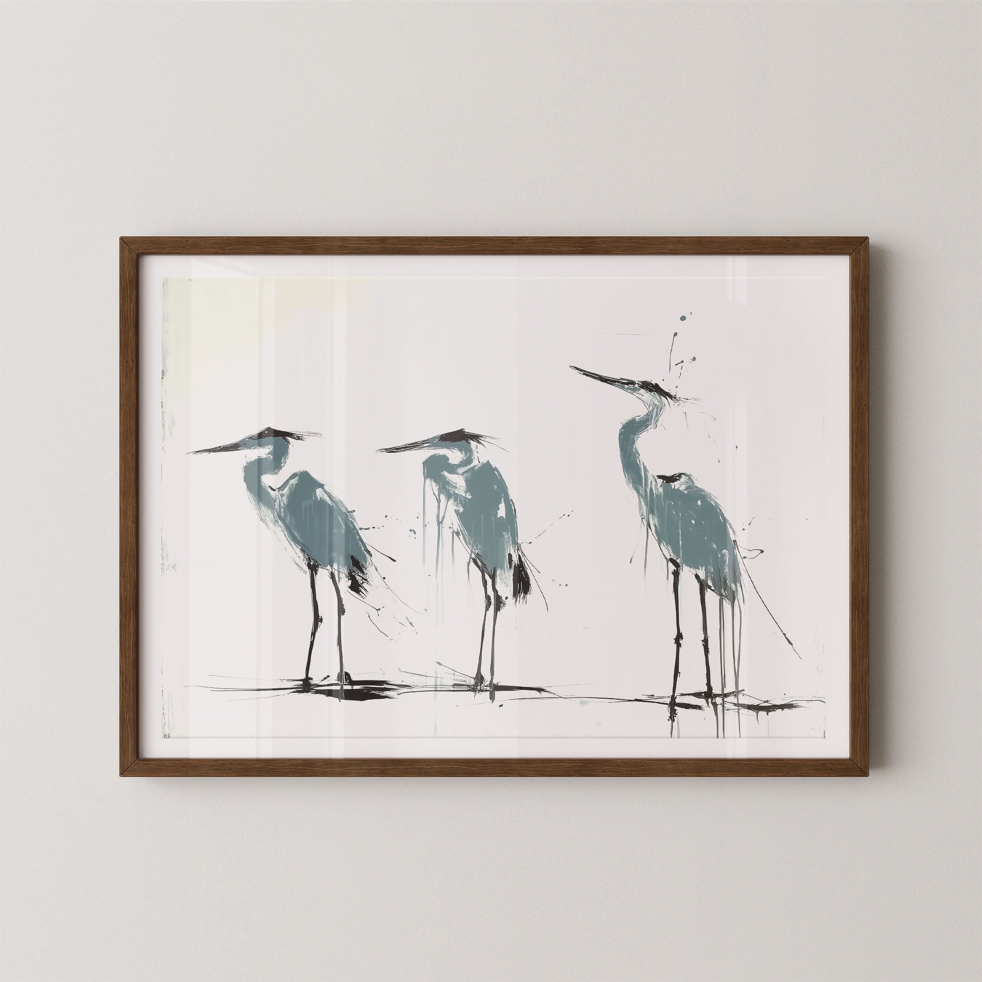 Three Herons II