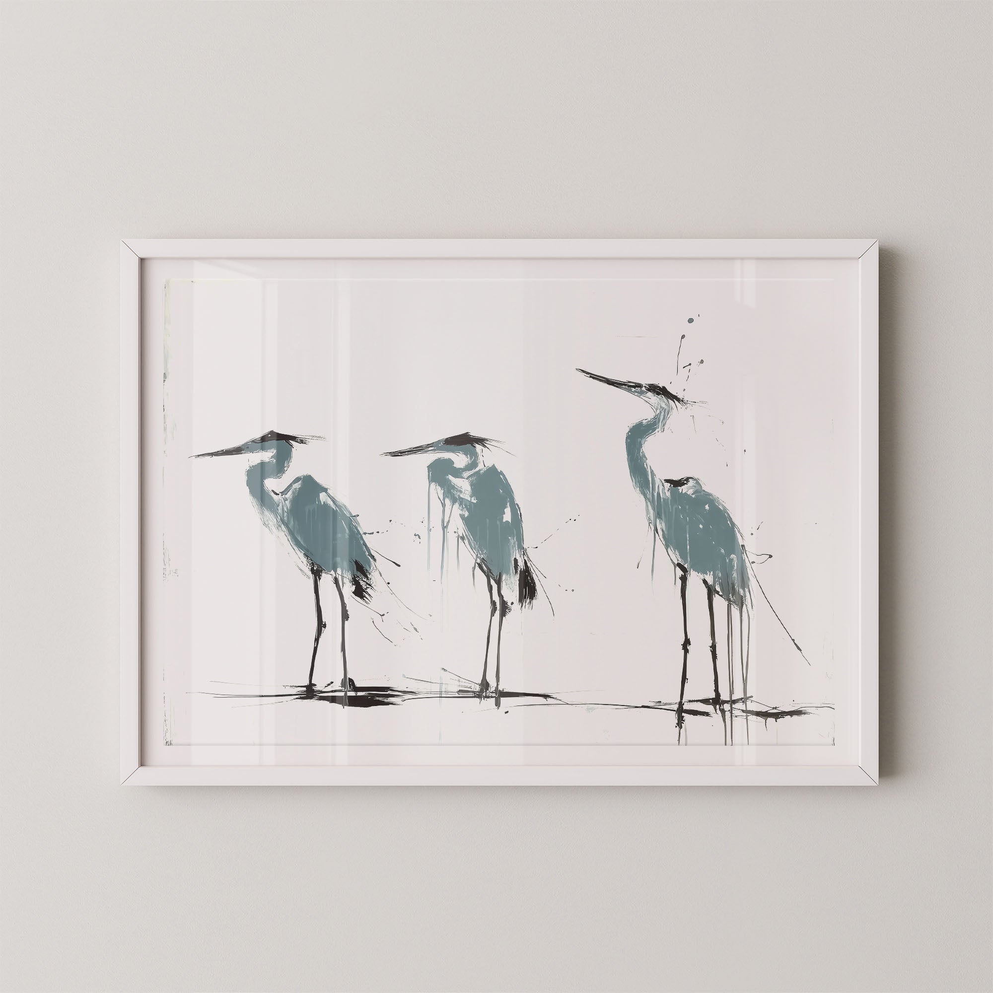 Three Herons II