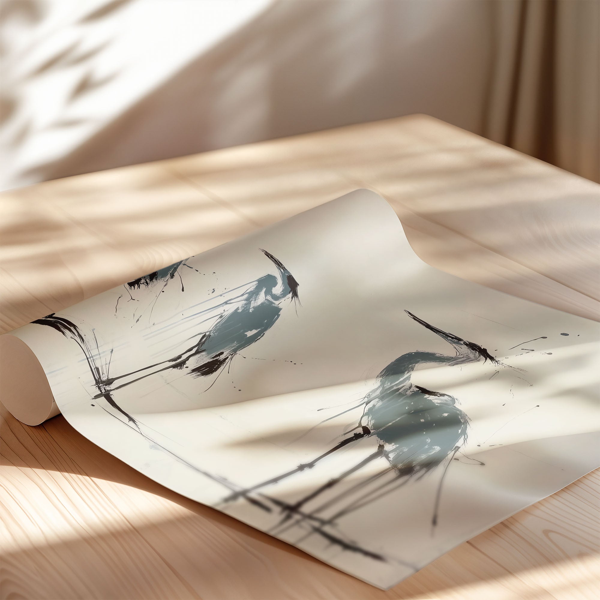 Three Herons II