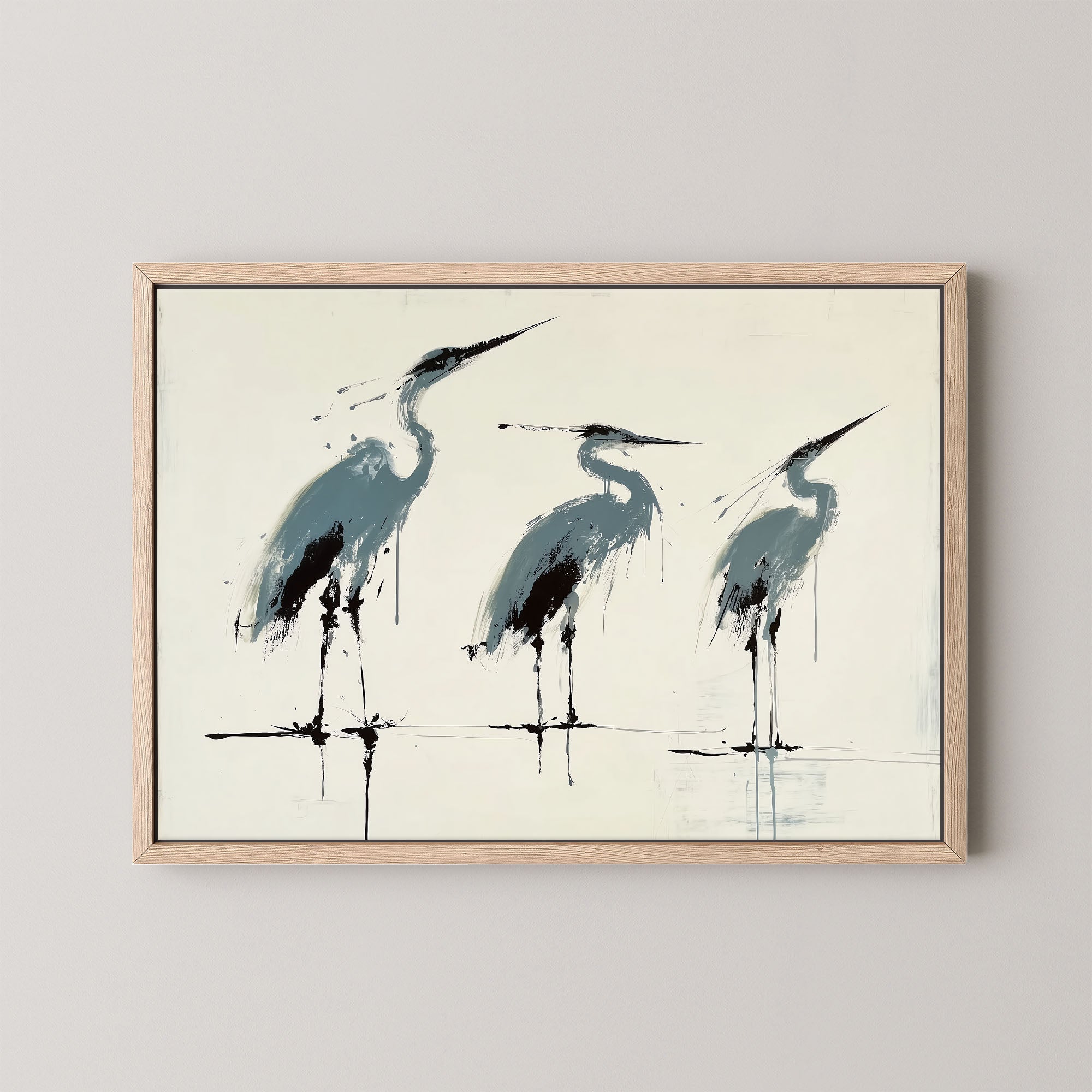 Three Herons I