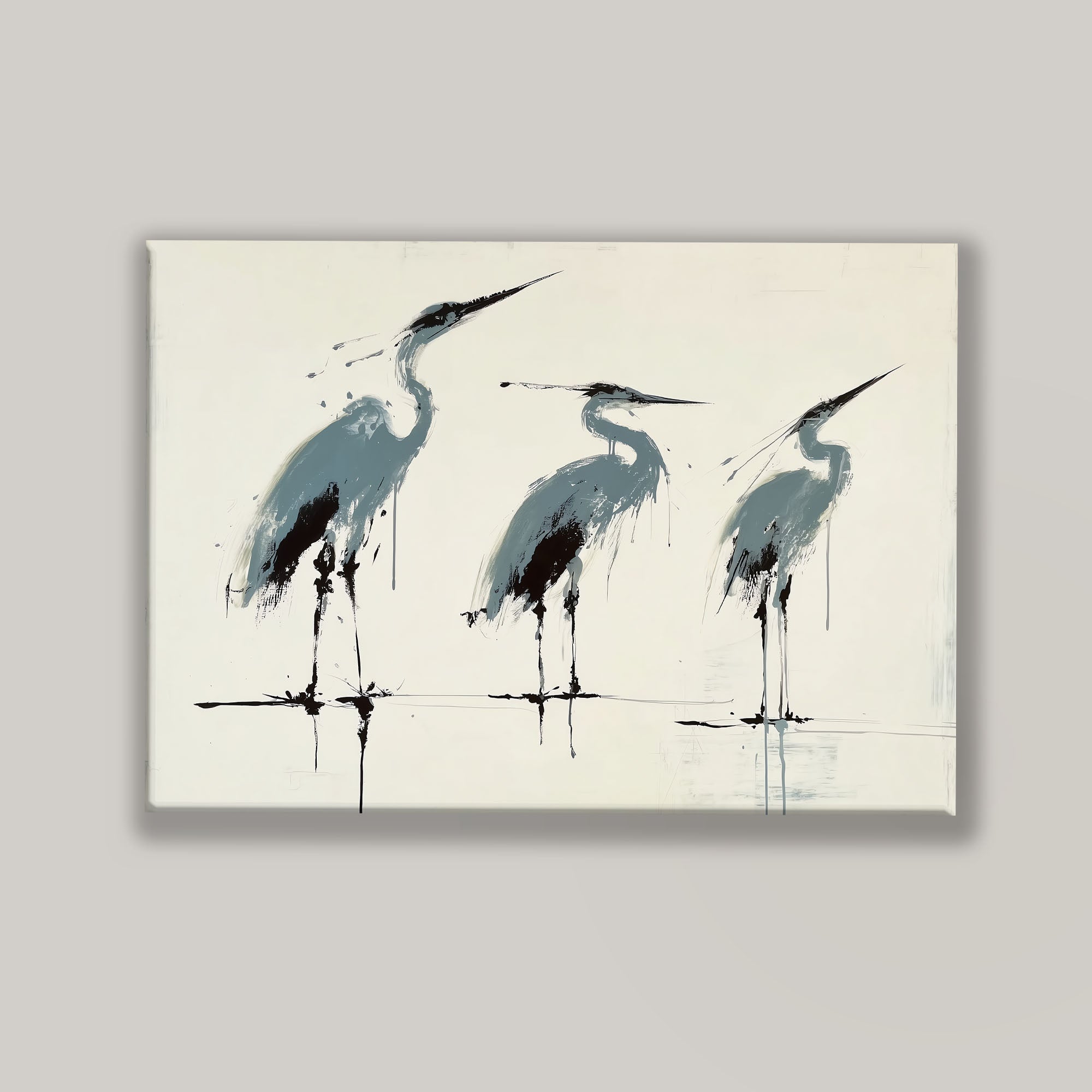 Three Herons I