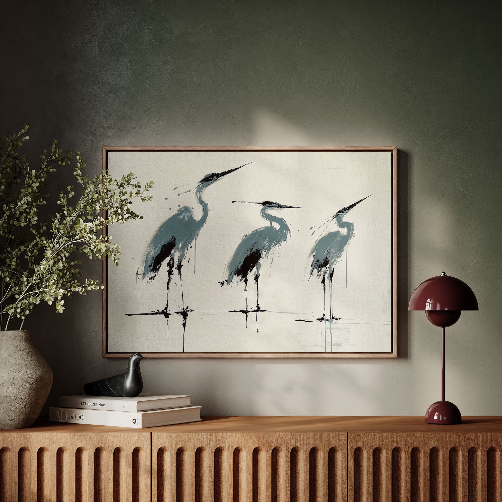Three Herons I
