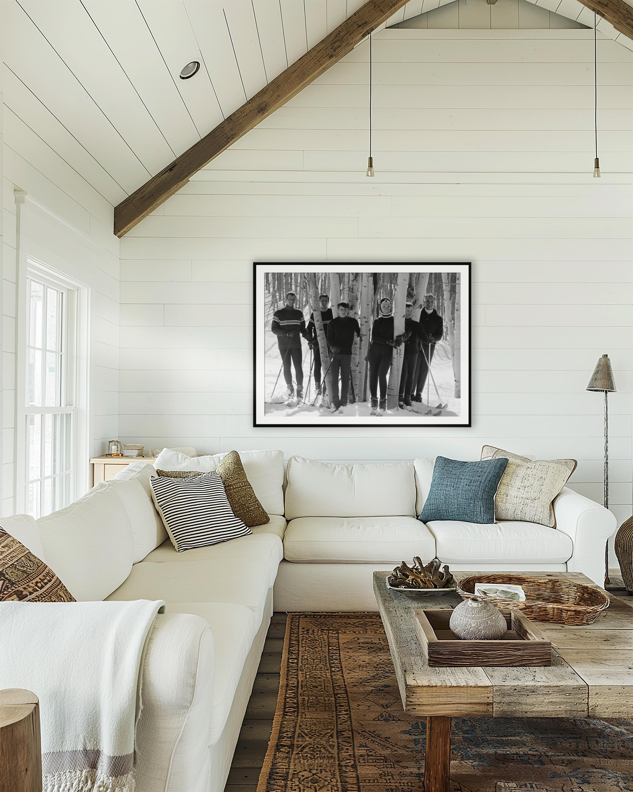 Vintage Ski Family