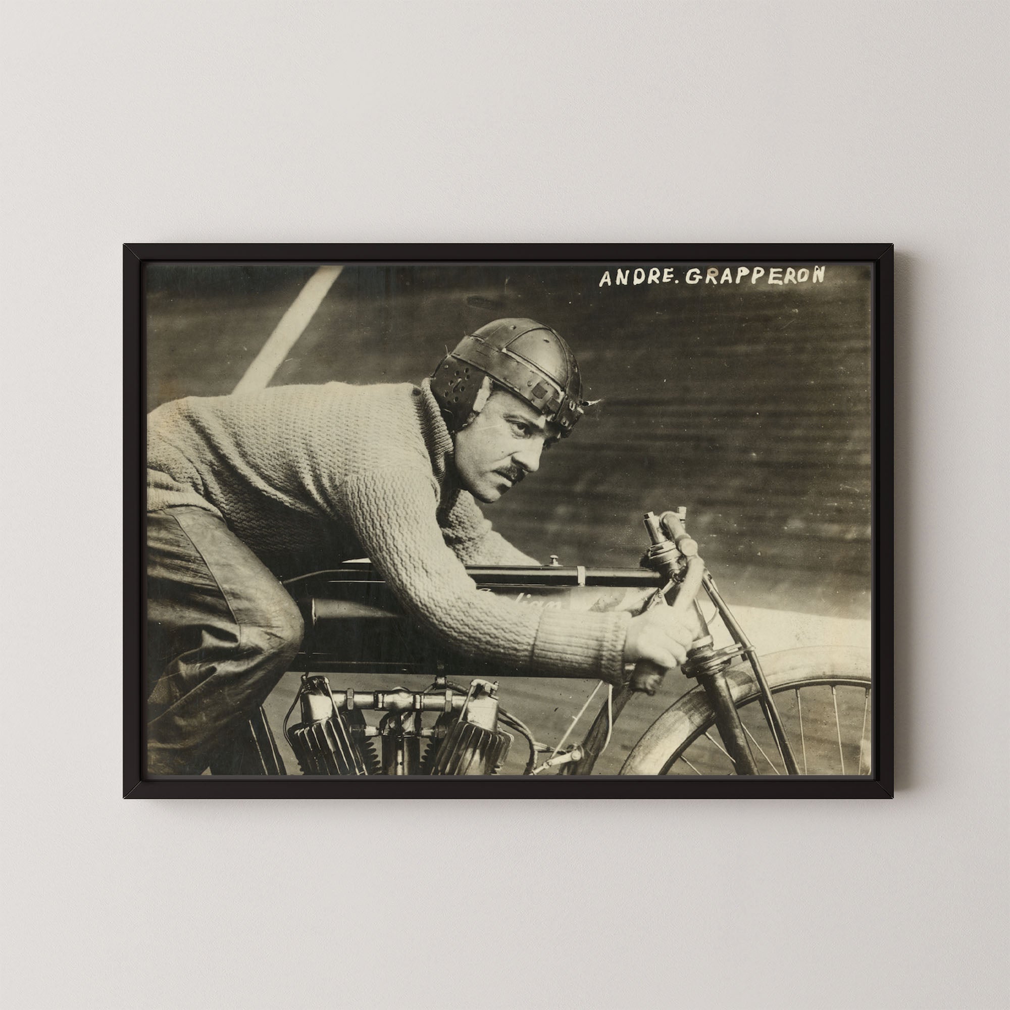 Vintage Motorcycle Portrait