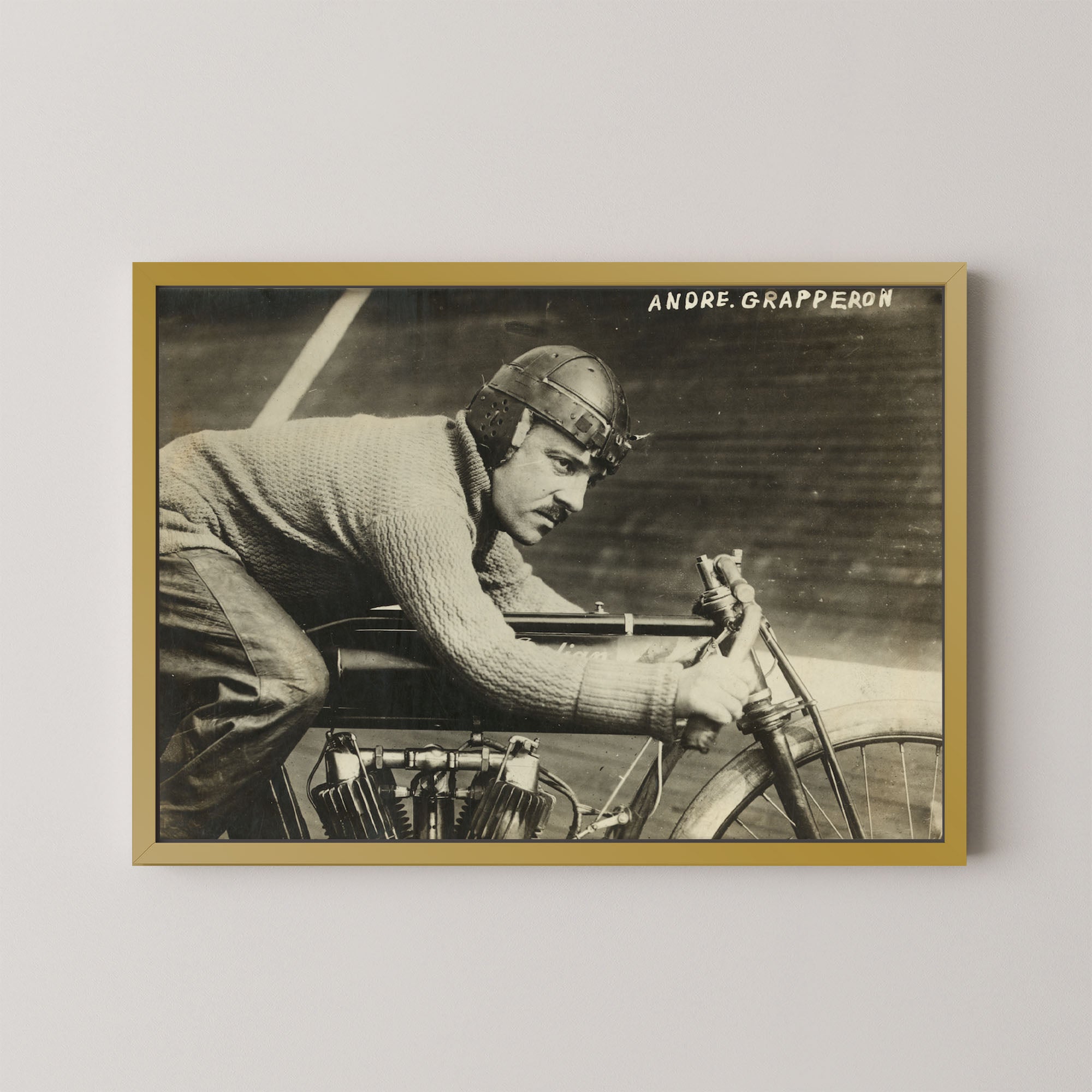 Vintage Motorcycle Portrait