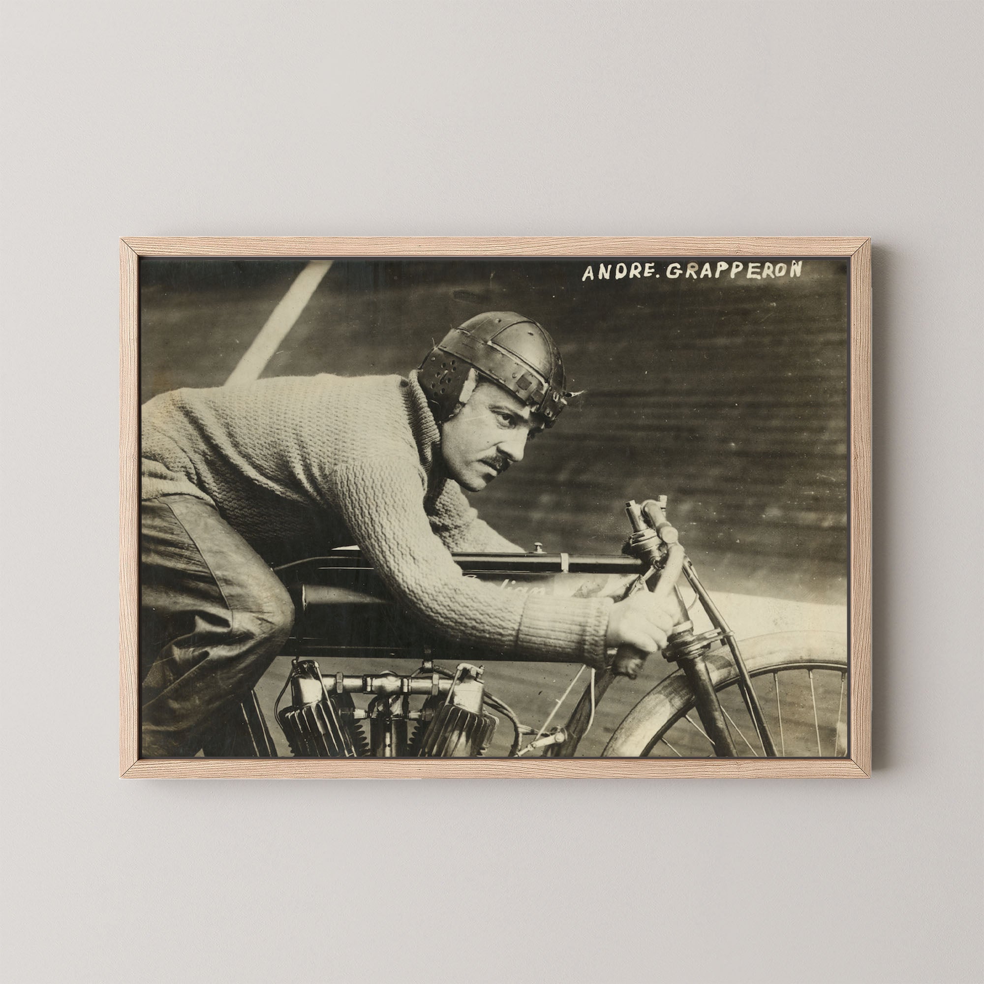 Vintage Motorcycle Portrait