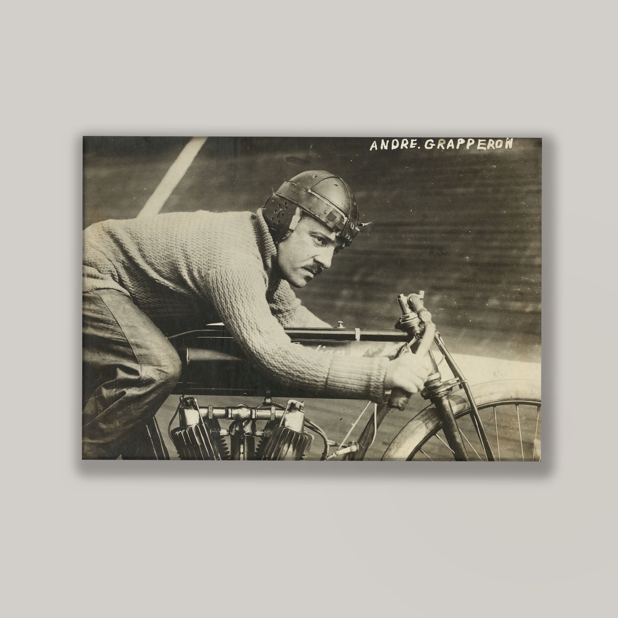 Vintage Motorcycle Portrait