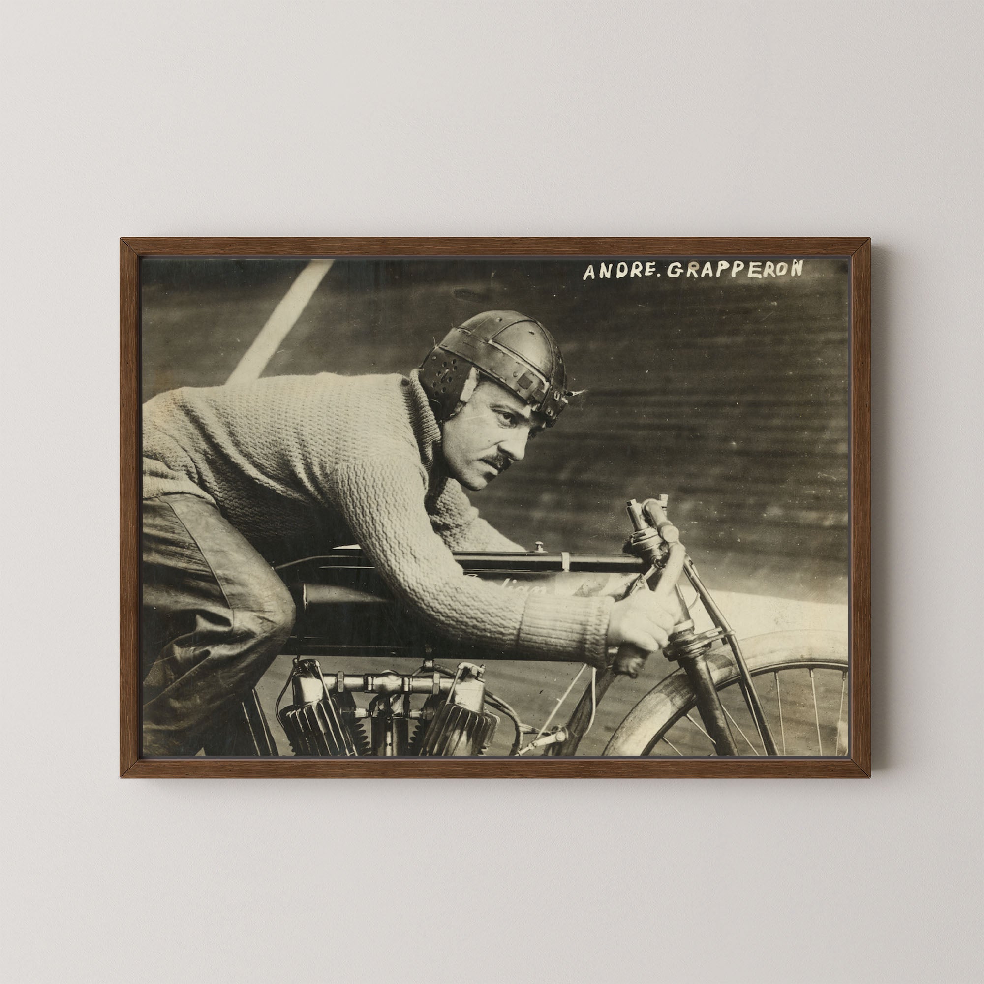 Vintage Motorcycle Portrait