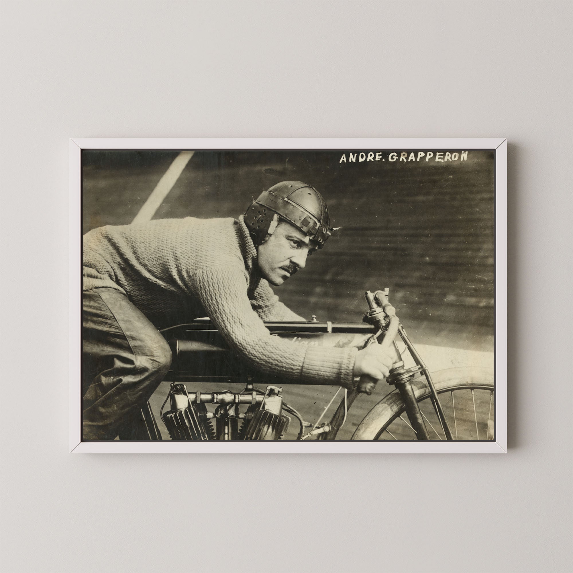 Vintage Motorcycle Portrait