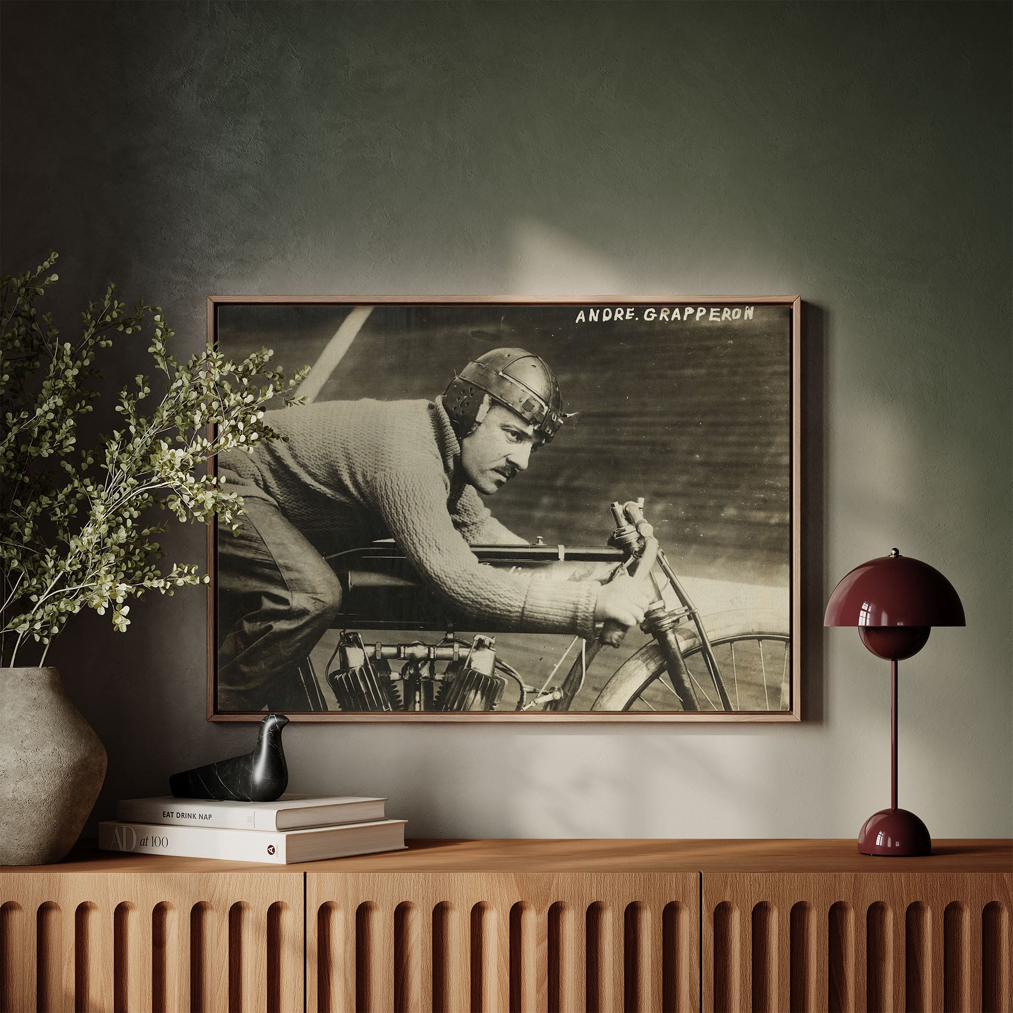 Vintage Motorcycle Portrait
