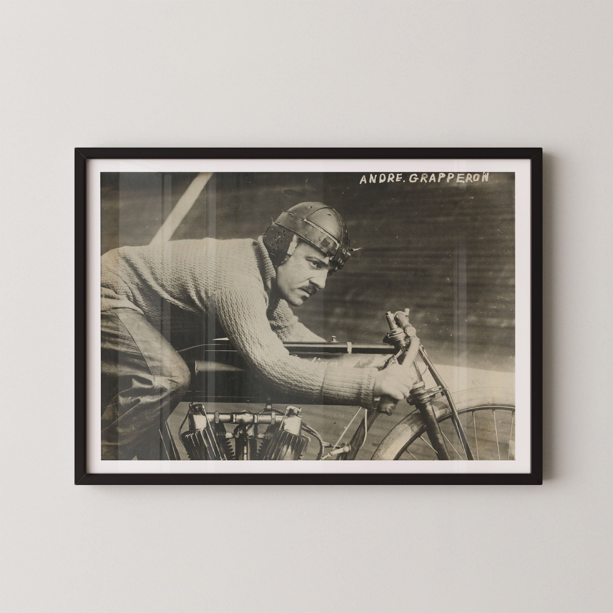 Vintage Motorcycle Portrait