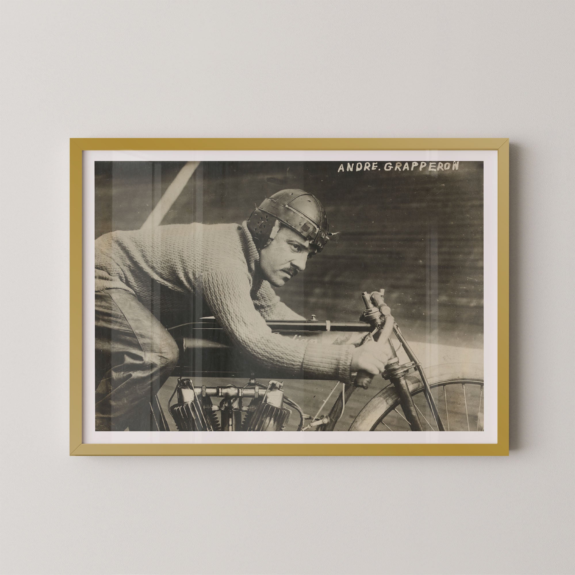 Vintage Motorcycle Portrait