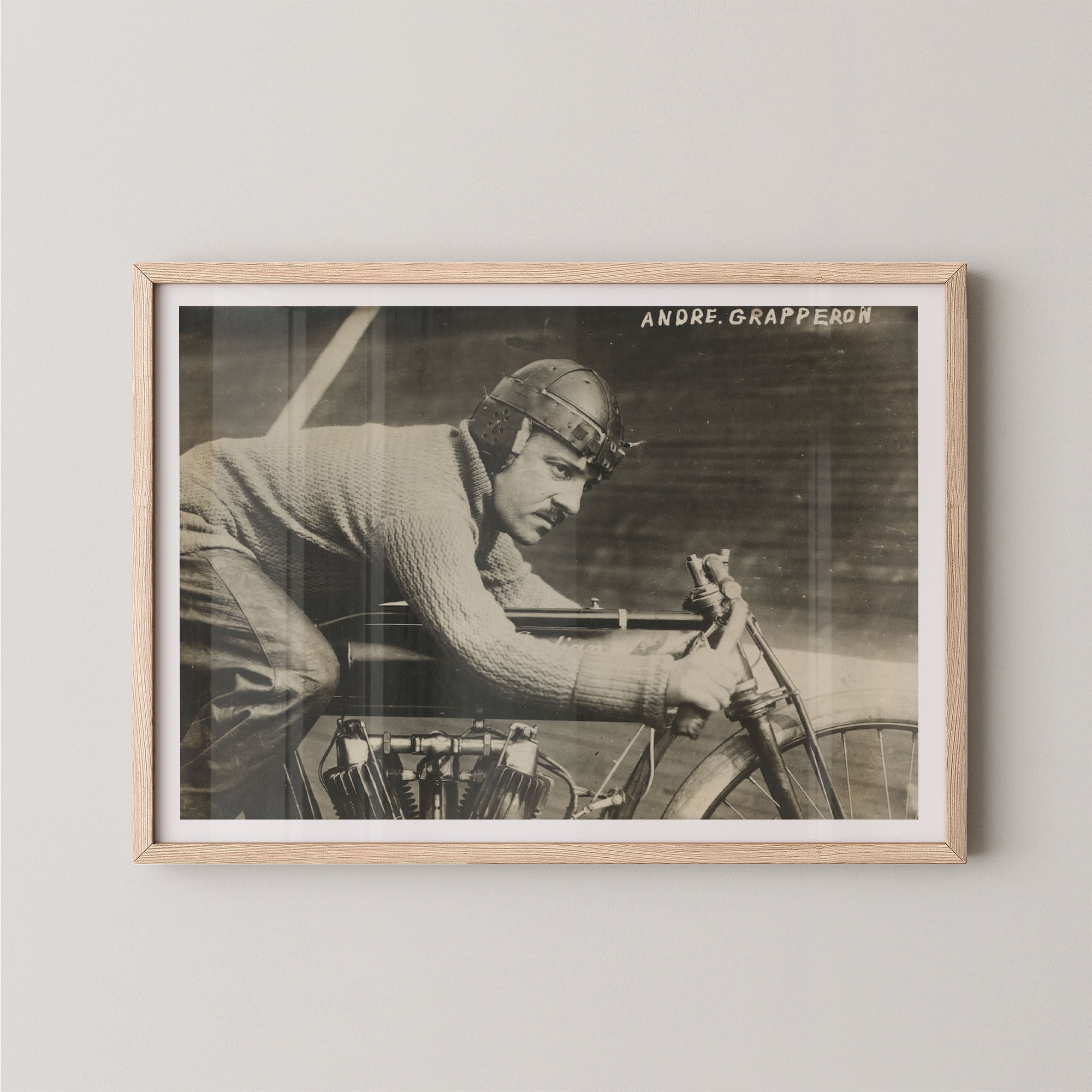 Vintage Motorcycle Portrait