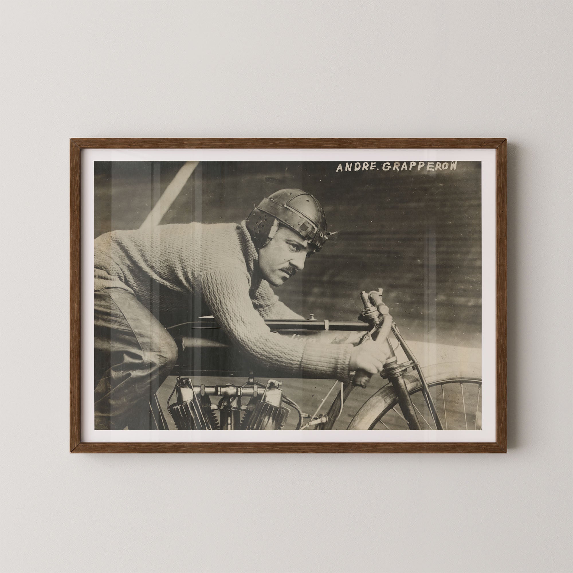 Vintage Motorcycle Portrait