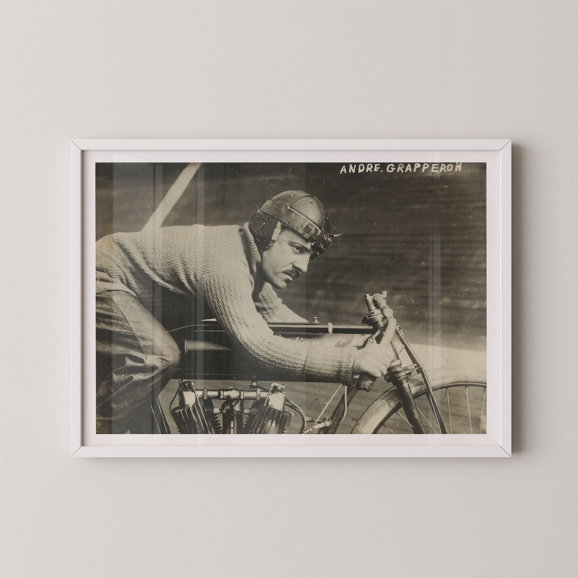 Vintage Motorcycle Portrait