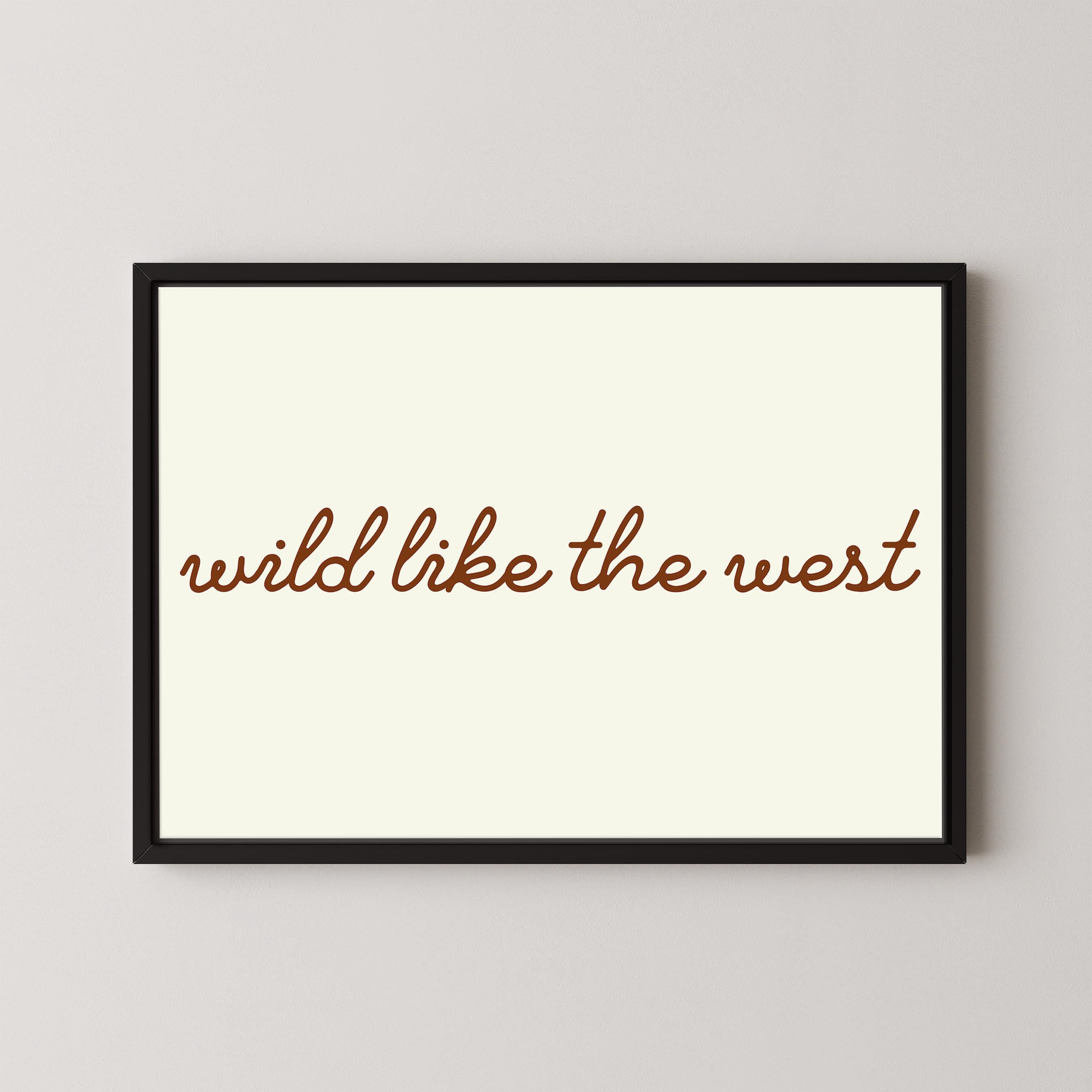 Wild Like the West in Beige