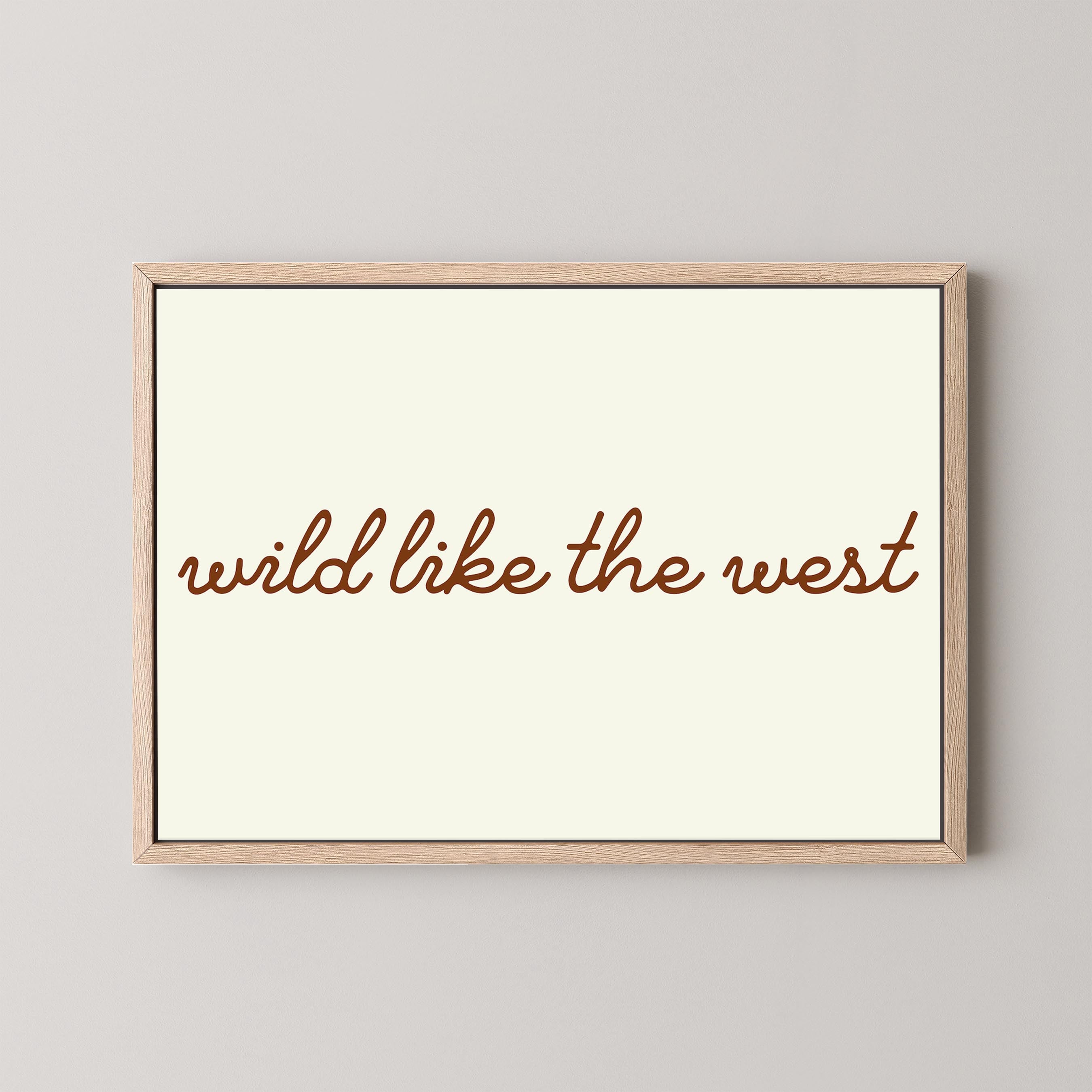 Wild Like the West in Beige