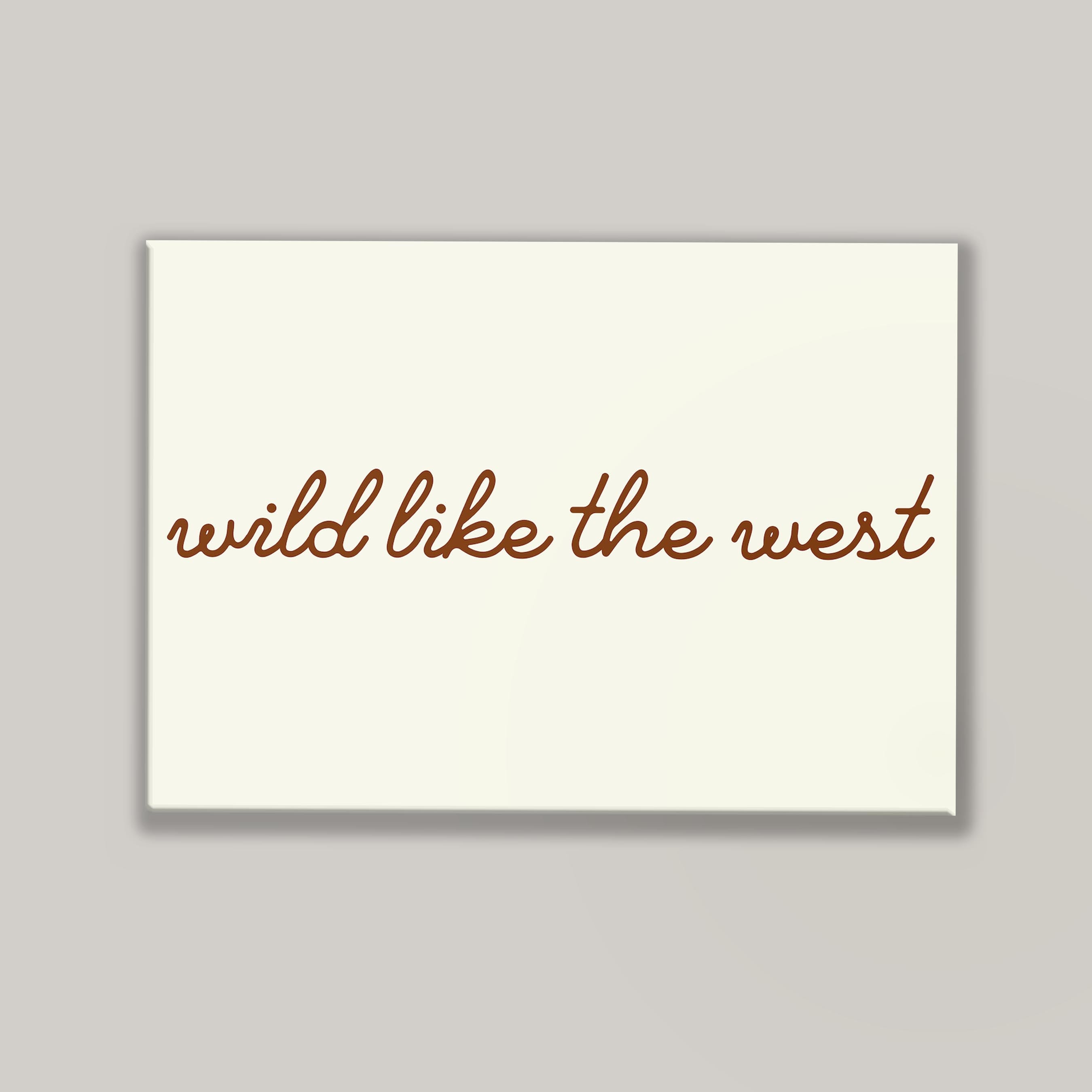 Wild Like the West in Beige