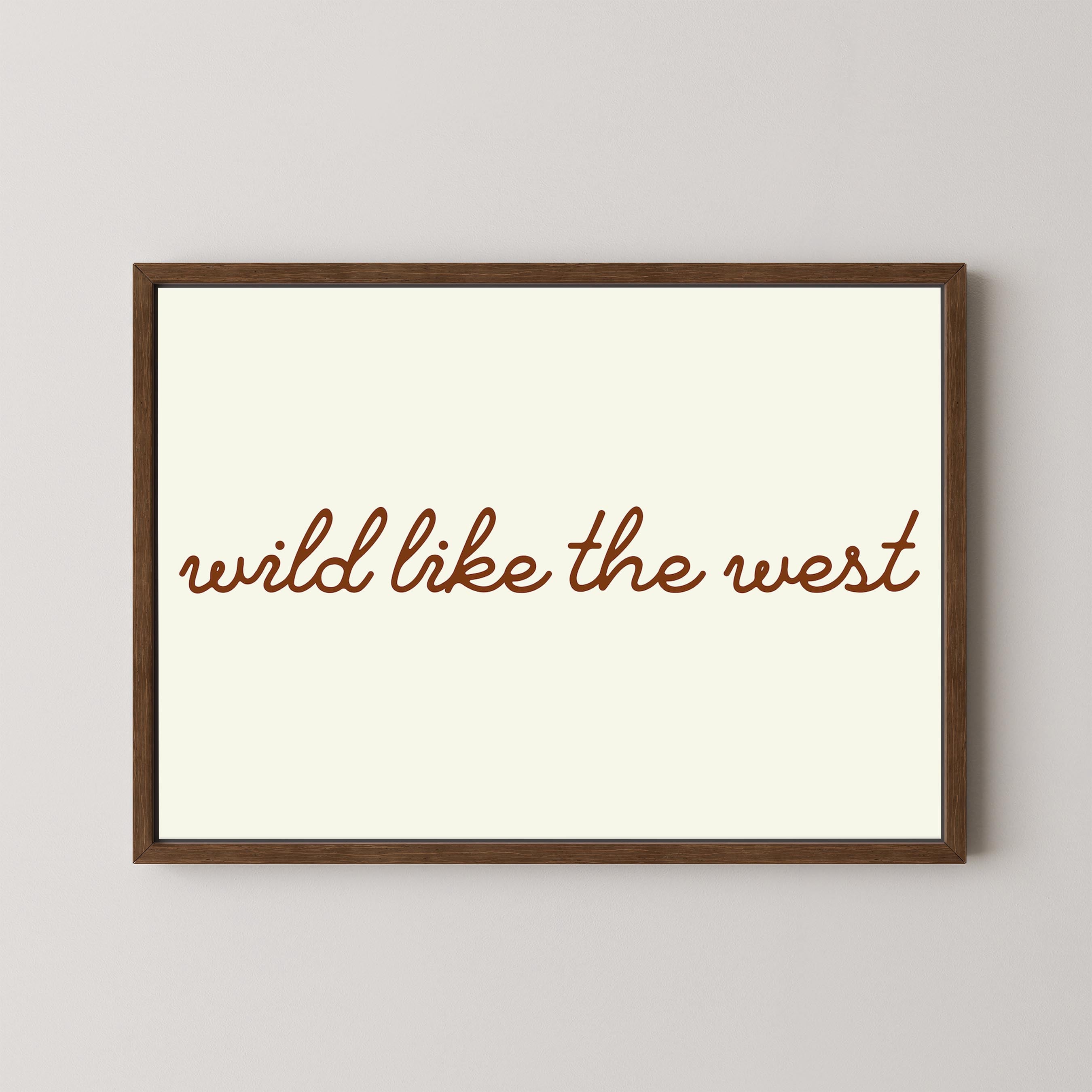 Wild Like the West in Beige