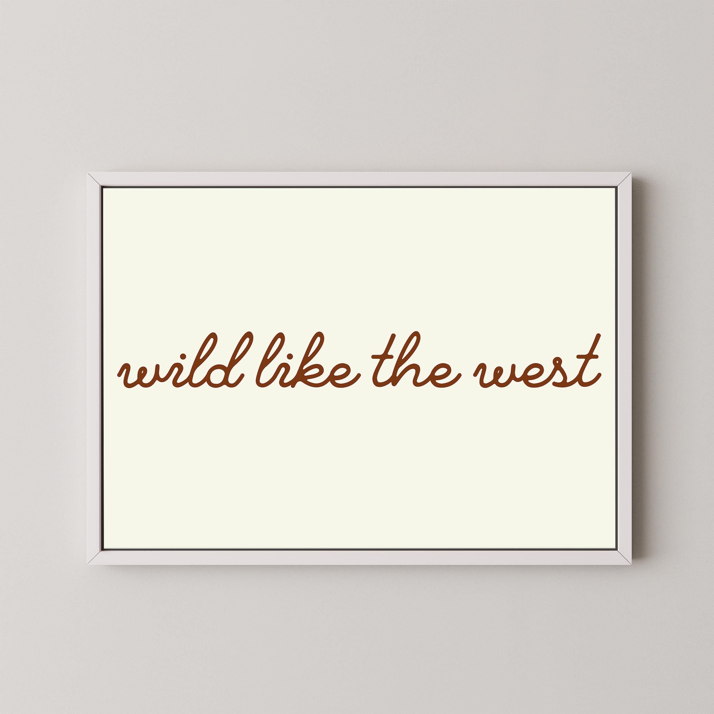 Wild Like the West in Beige