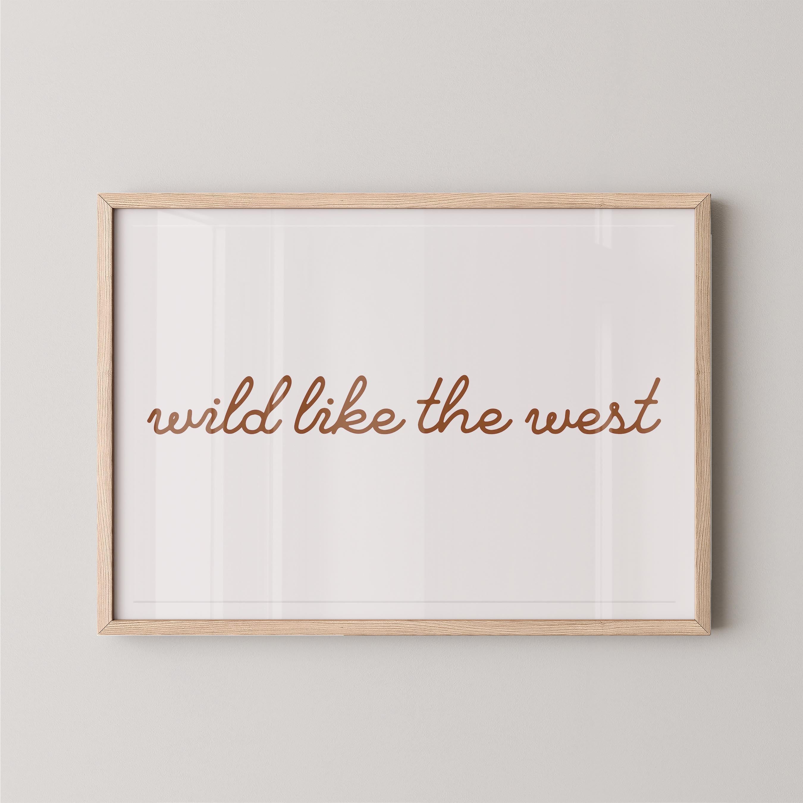 Wild Like the West in Beige