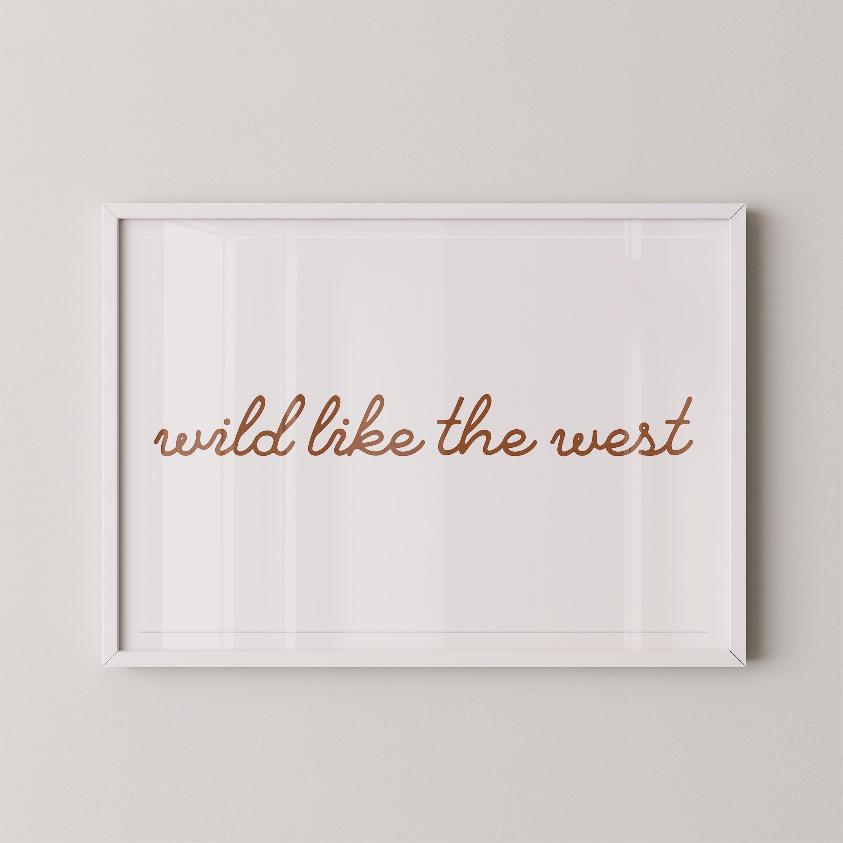 Wild Like the West in Beige