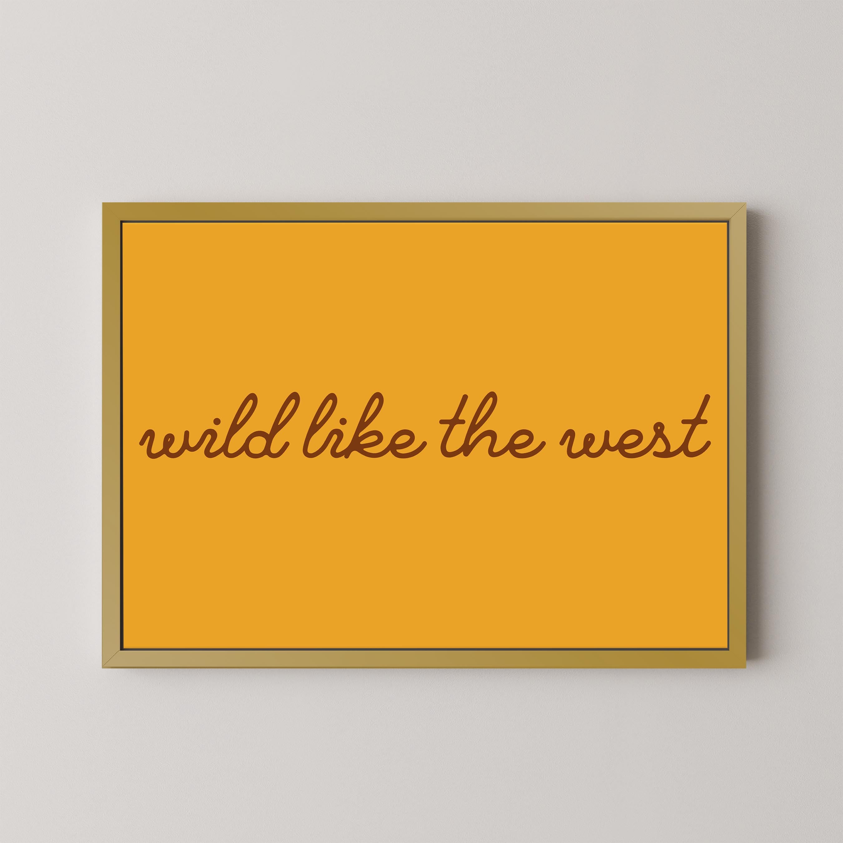Wild Like the West in Gold