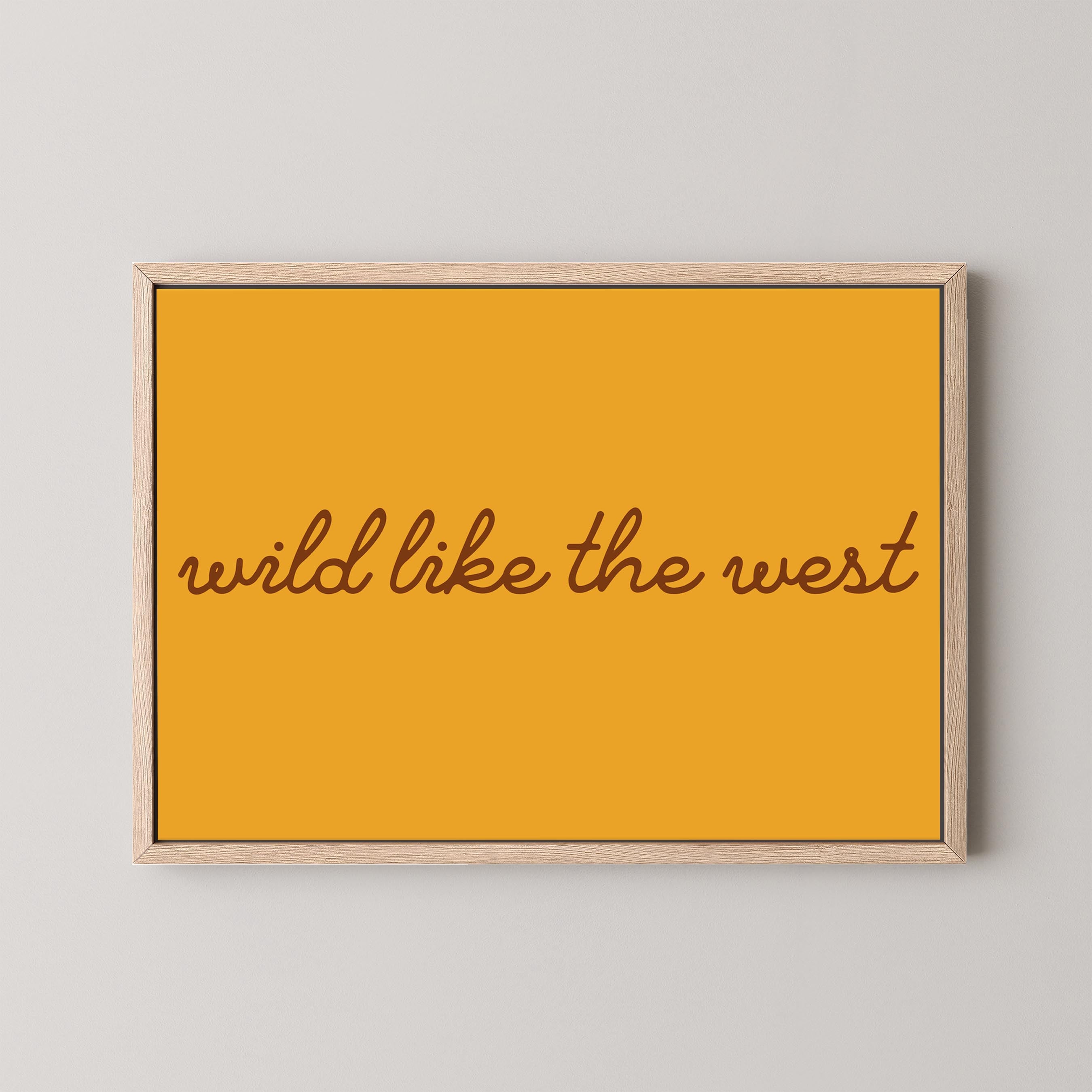 Wild Like the West in Gold