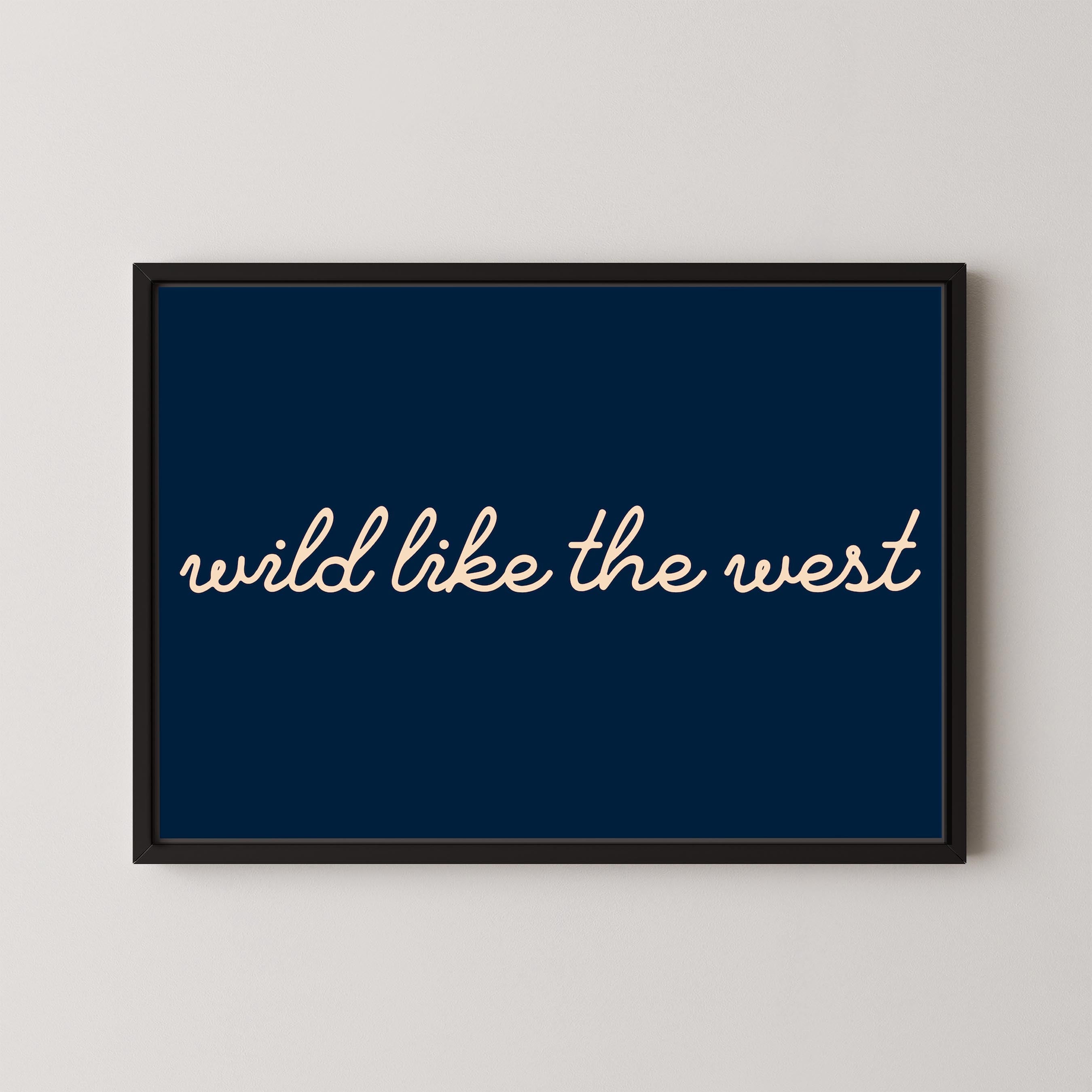 Wild Like the West in Navy