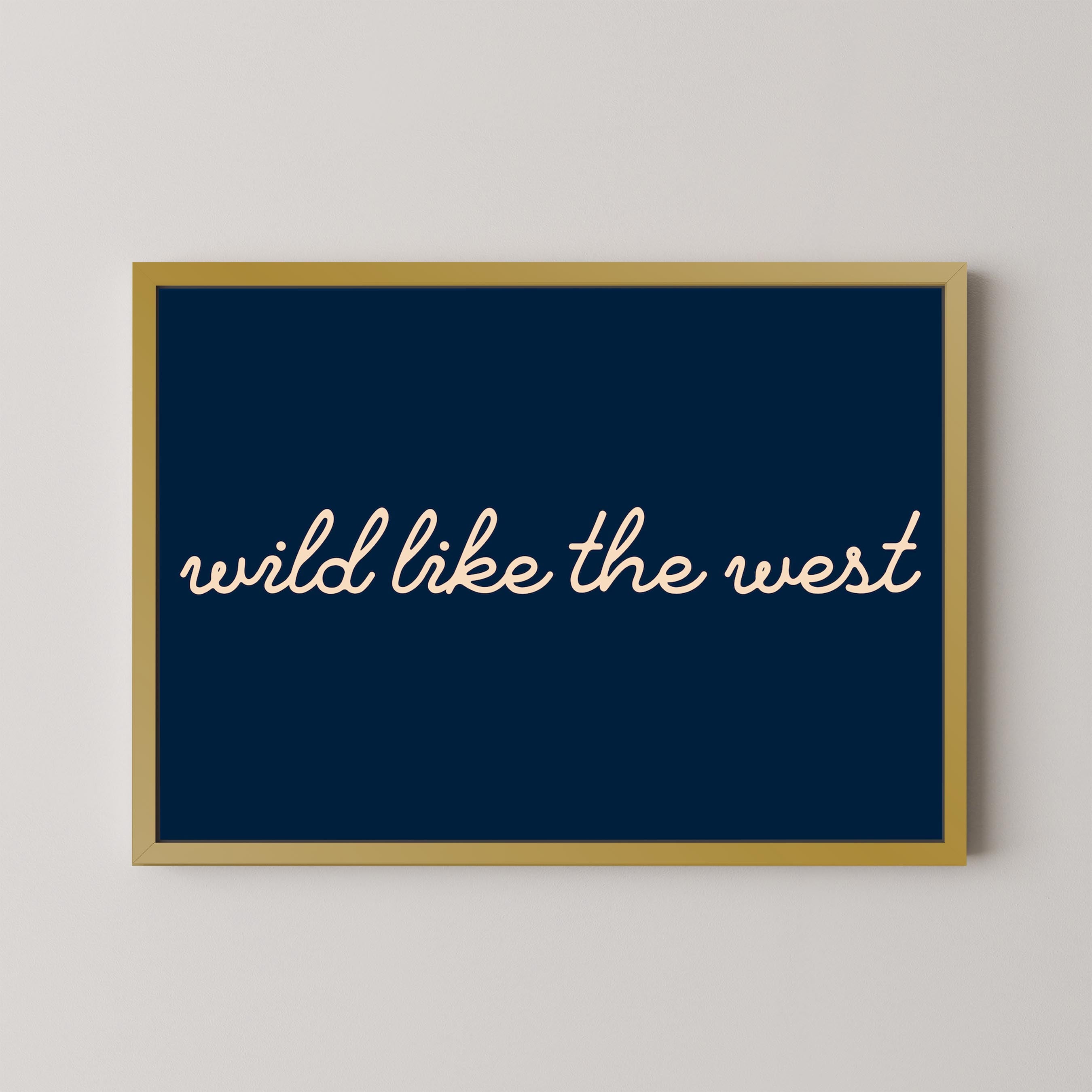 Wild Like the West in Navy