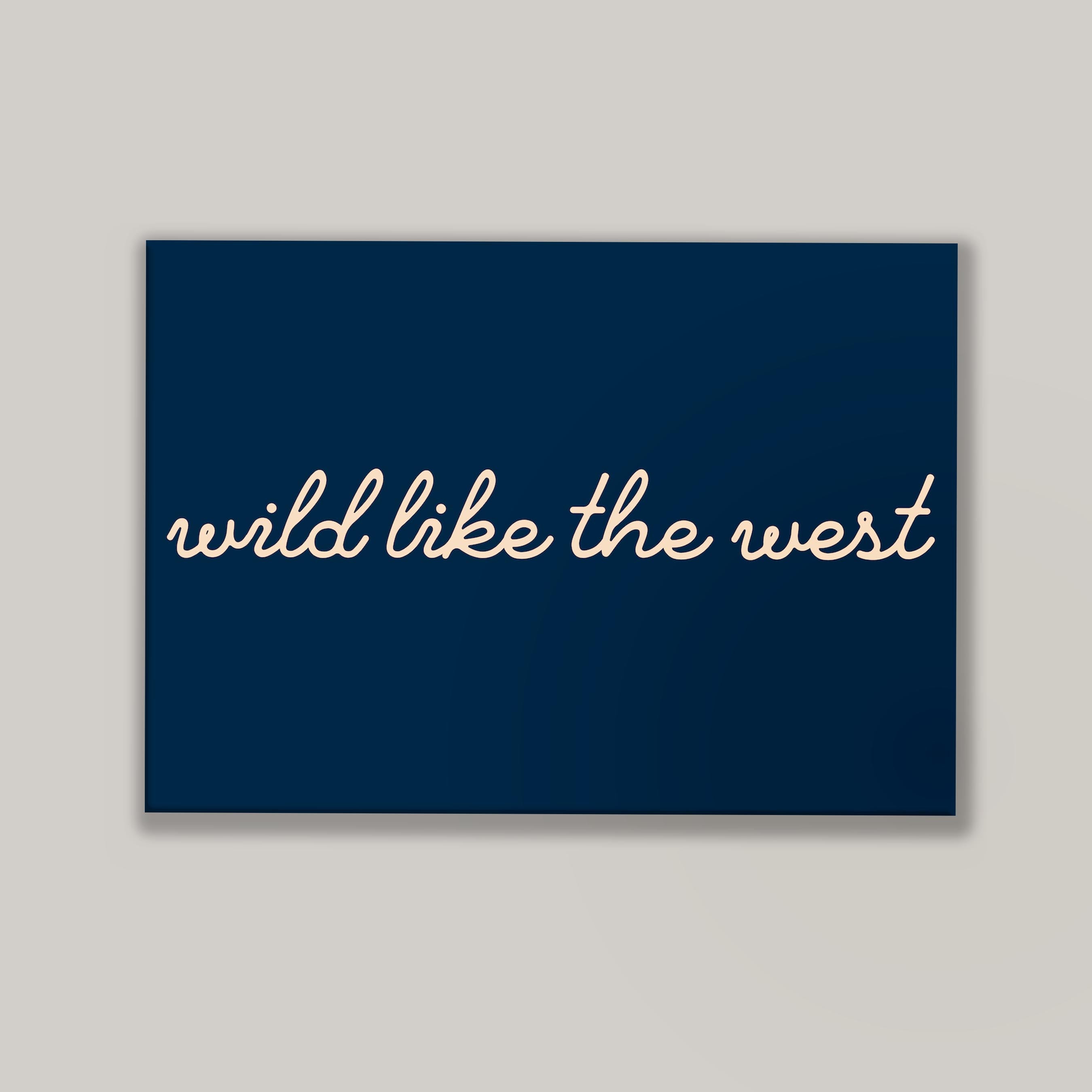 Wild Like the West in Navy
