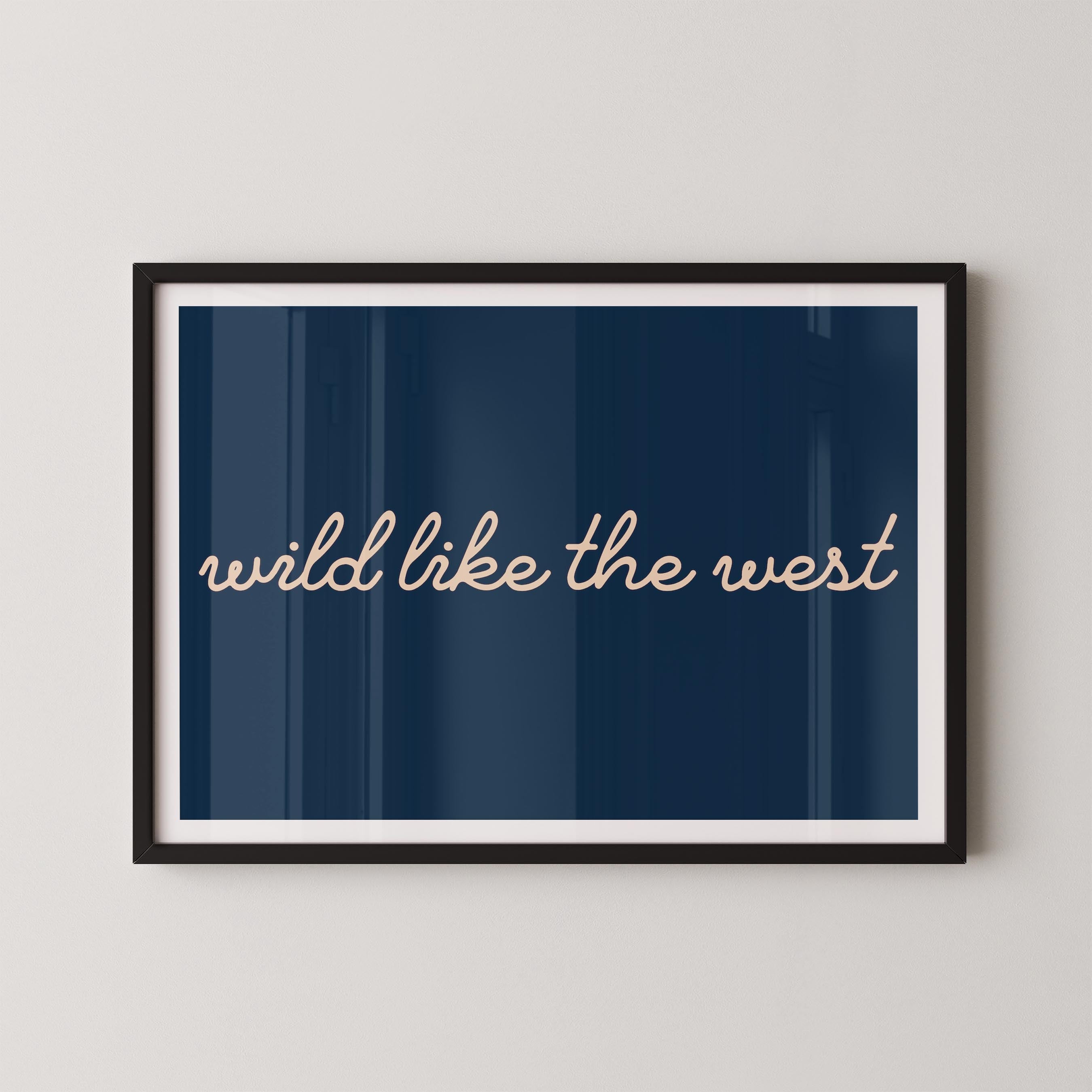Wild Like the West in Navy