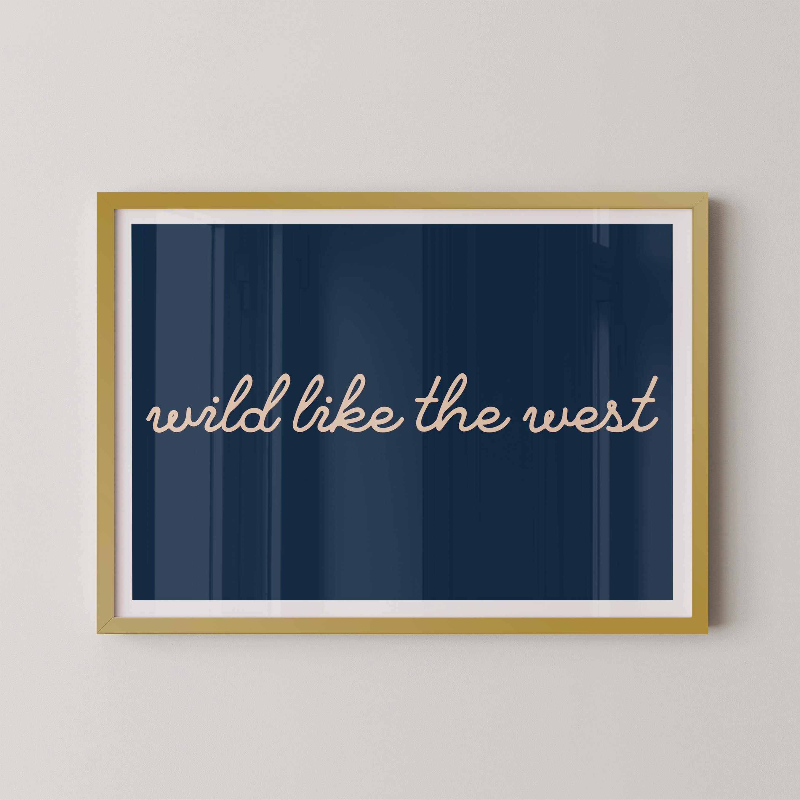 Wild Like the West in Navy