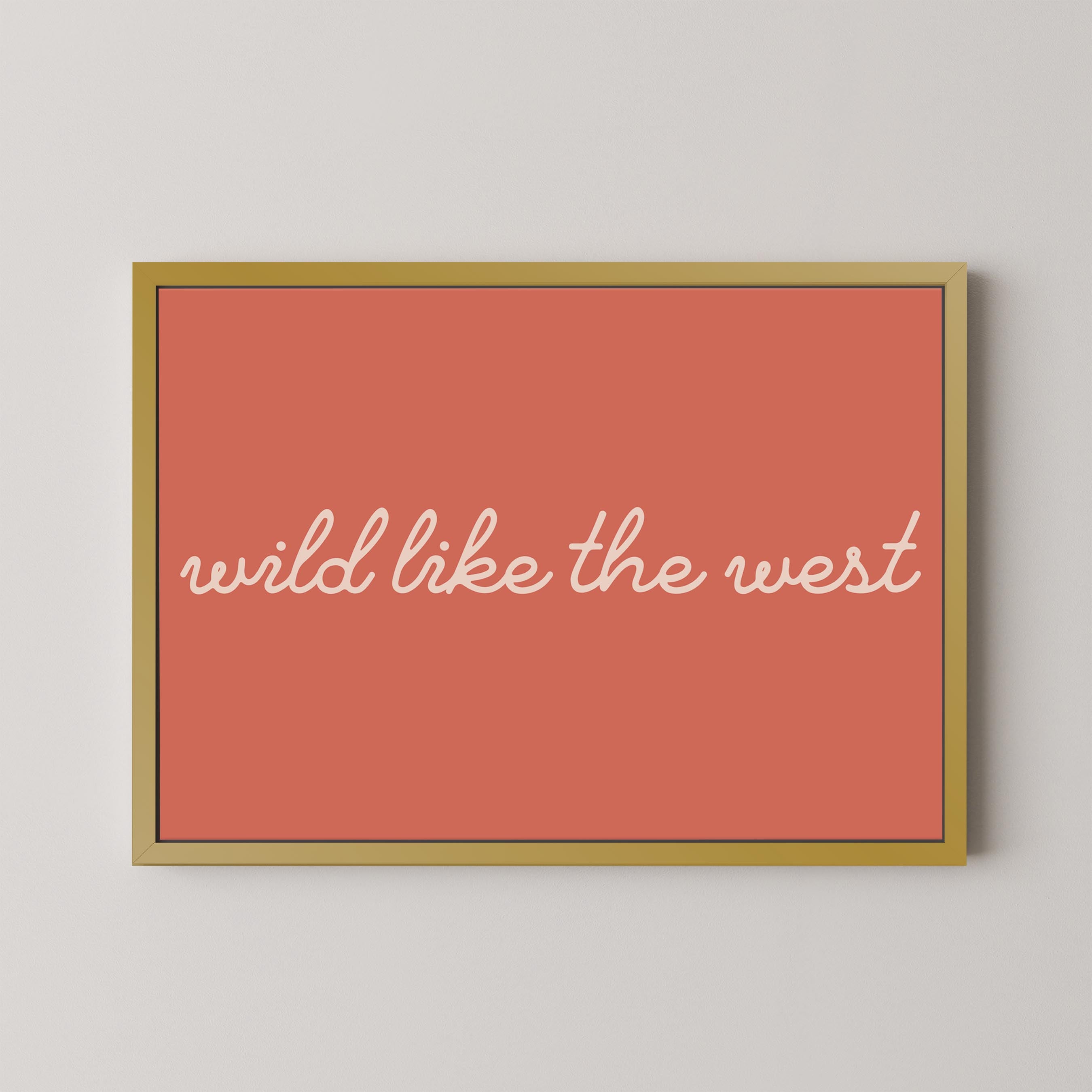 Wild Like the West in Pink