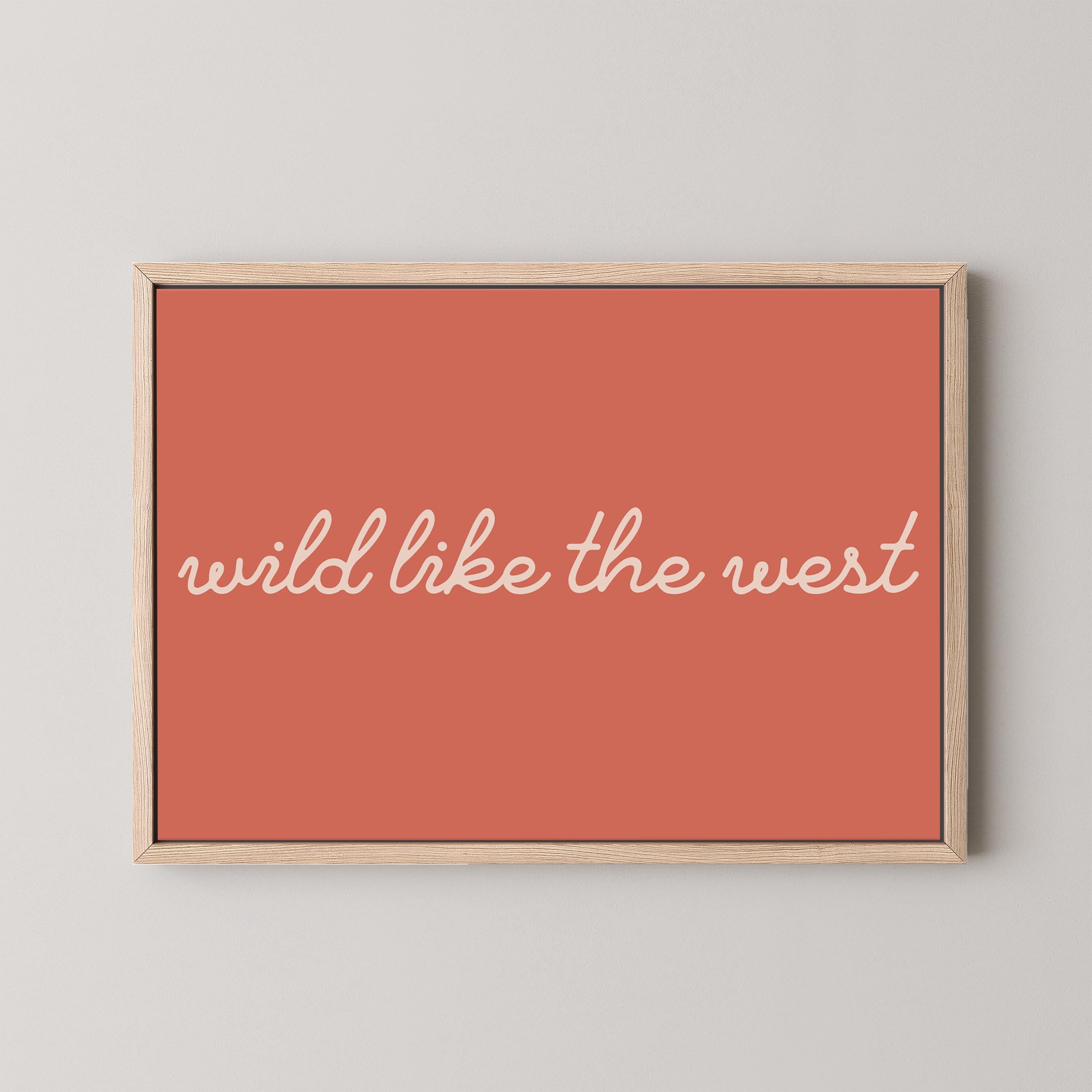 Wild Like the West in Pink