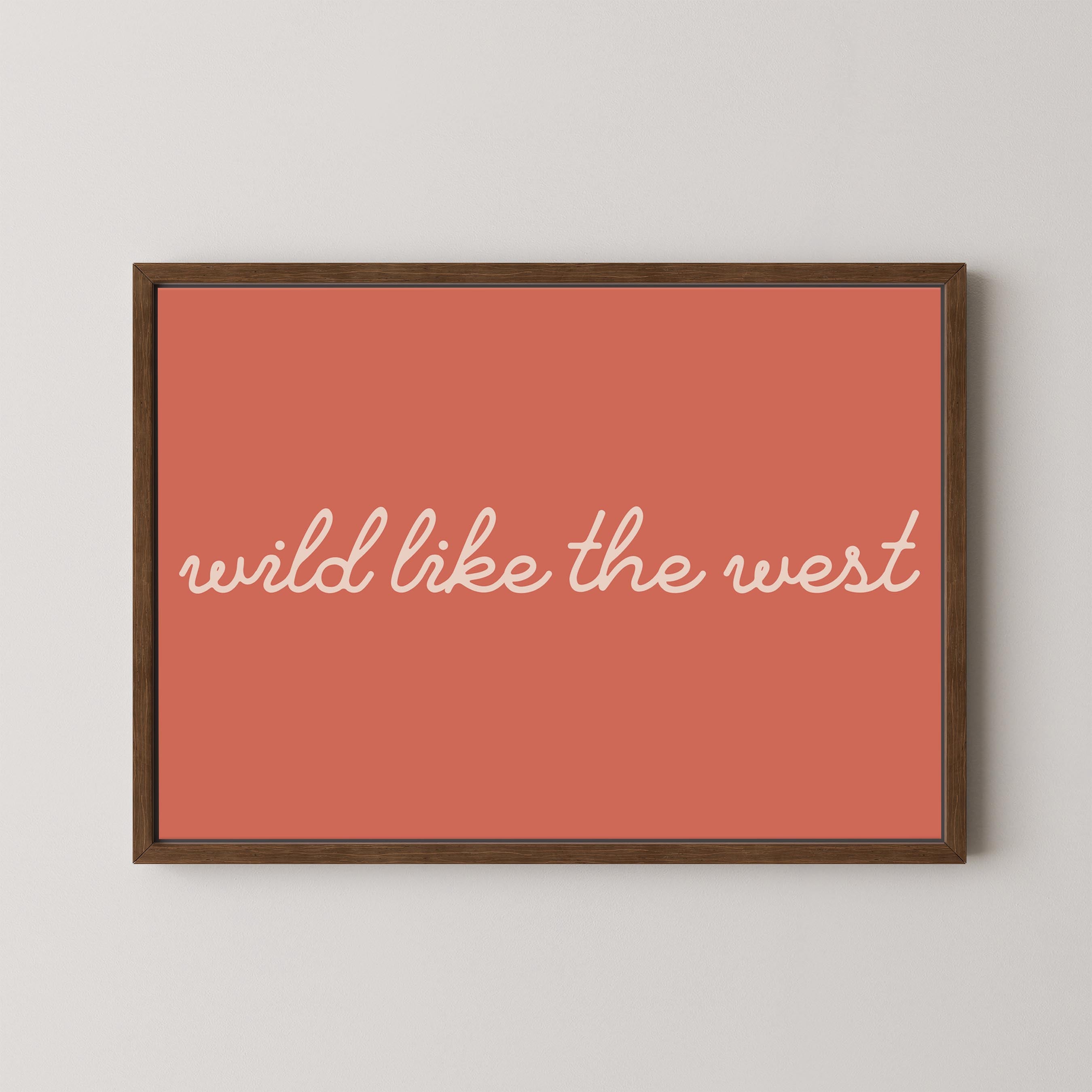 Wild Like the West in Pink