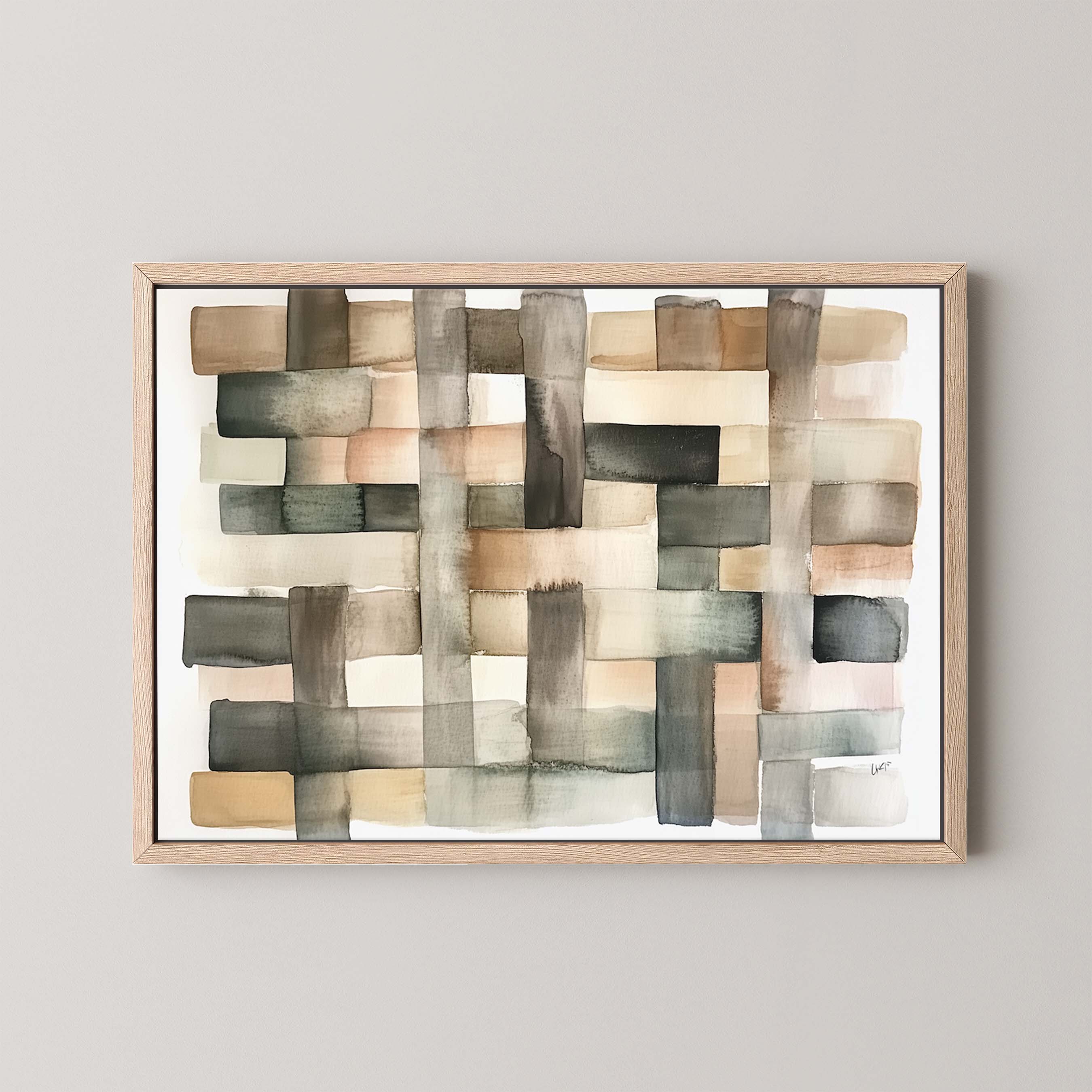 Woven Brushstrokes I