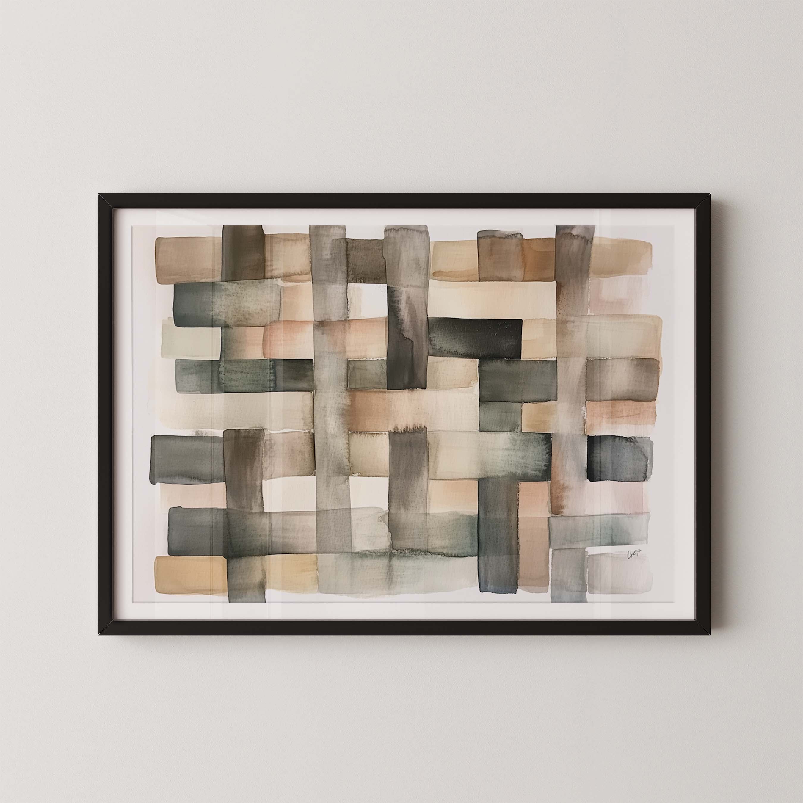 Woven Brushstrokes I