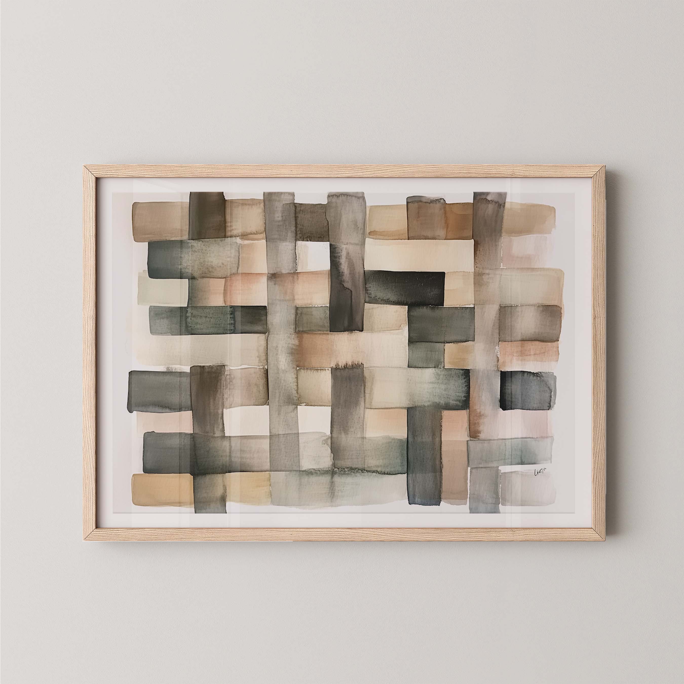 Woven Brushstrokes I